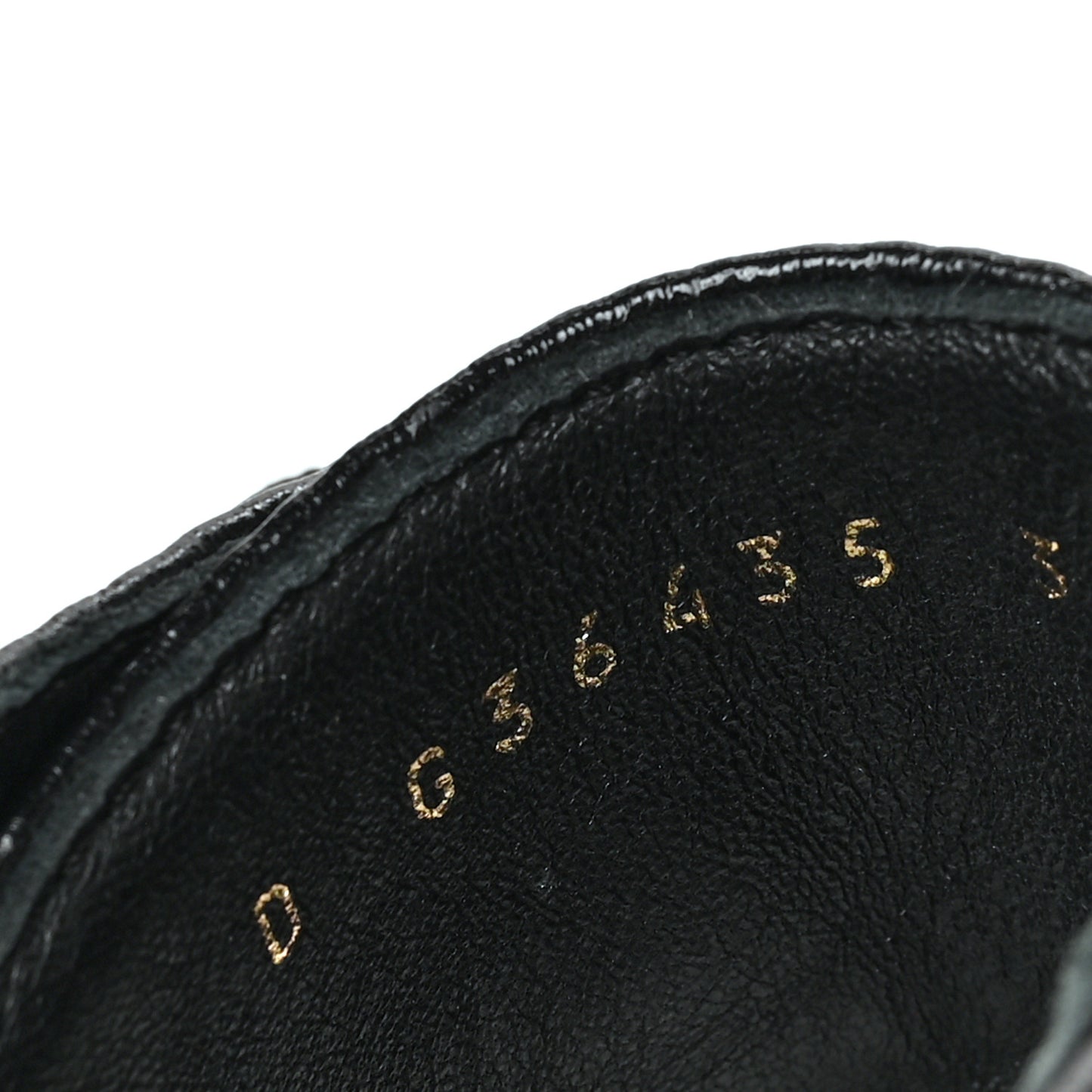 Shiny Crumpled Lambskin Lace Up Combat Boots 38 Black