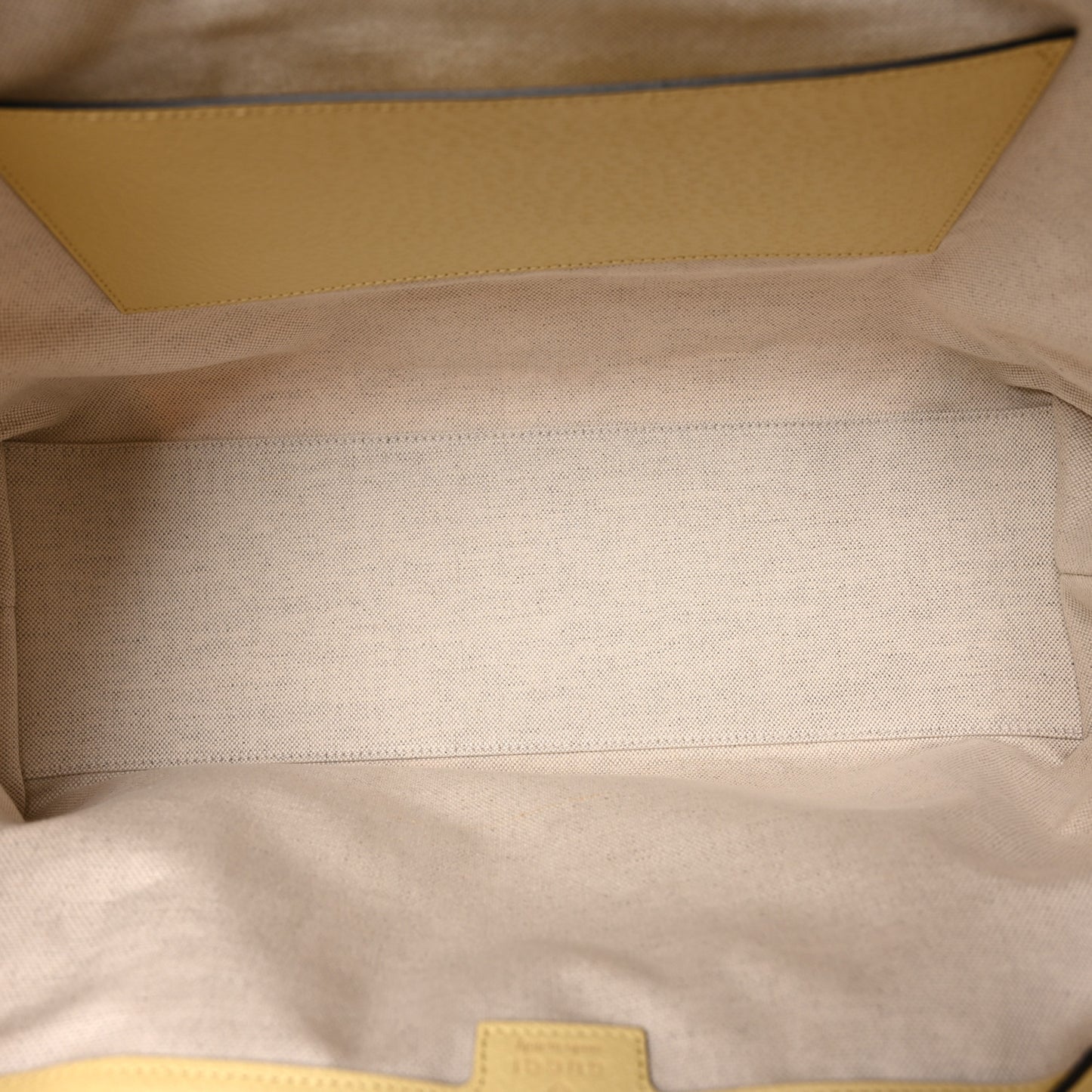 Monogram Jumbo GG Textured Dollar Calfskin Medium Ophidia Shopping Tote Beige Yellow