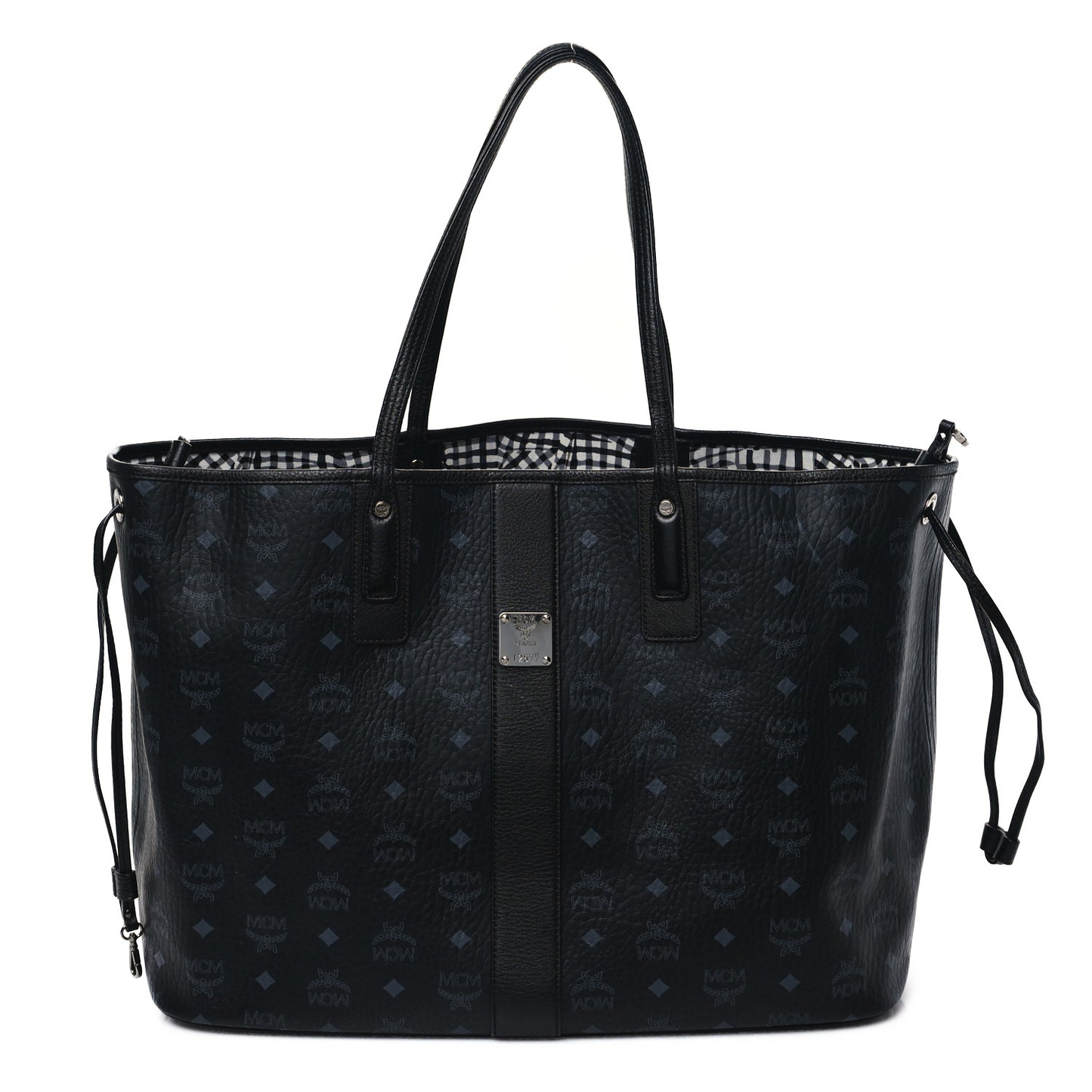 Visetos Large Liz Reversible Shopper Tote Black