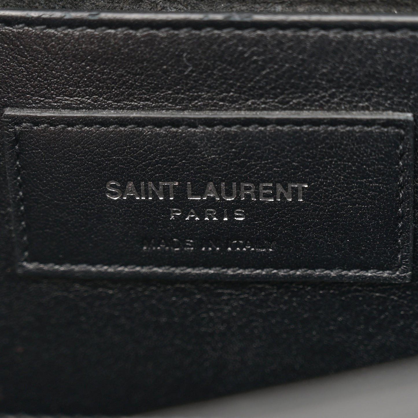 Calfskin Embellished Medium Monogram Kate Satchel Black