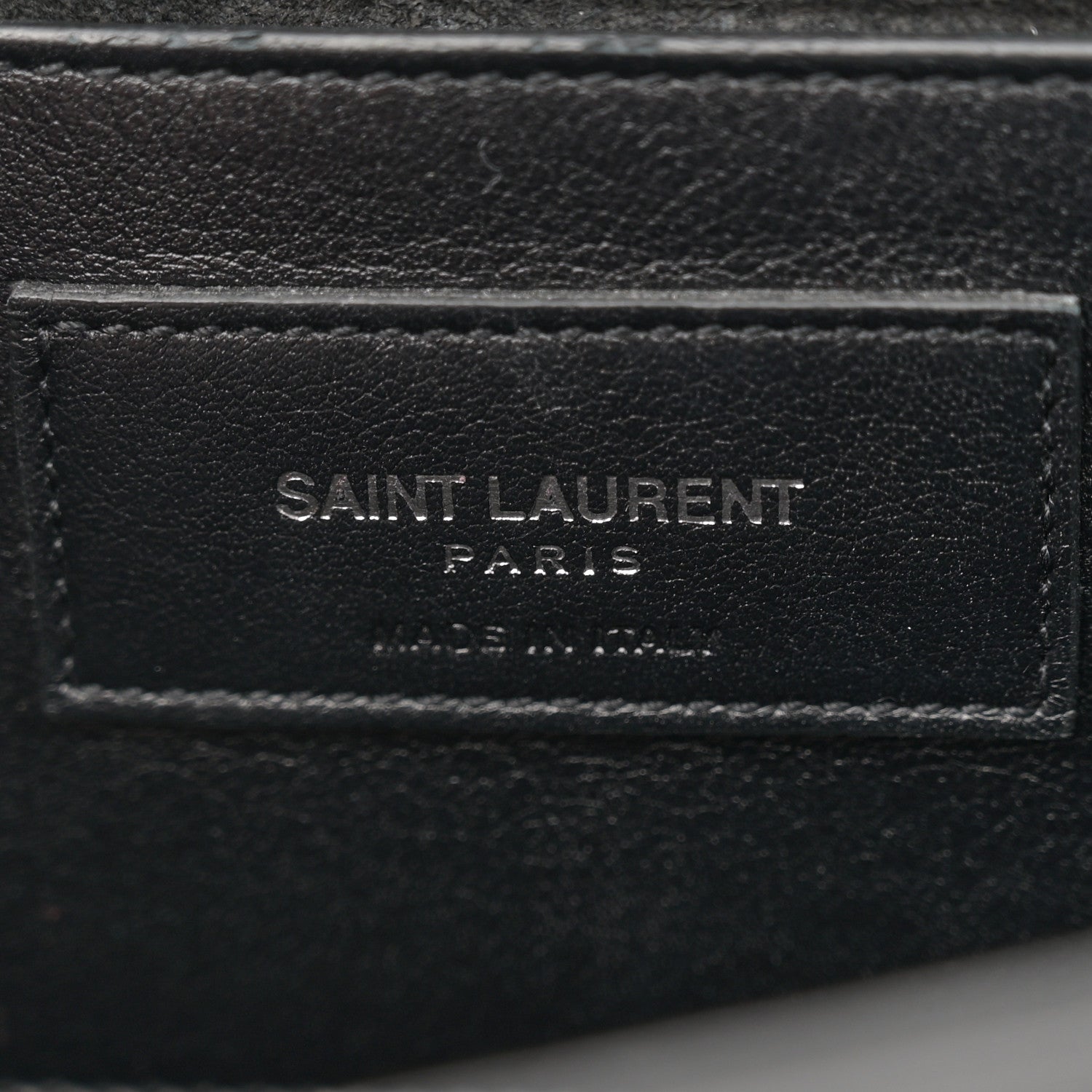 Saint Laurent Calfskin Embellished Medium Monogram Kate Satchel Black 6 of 12