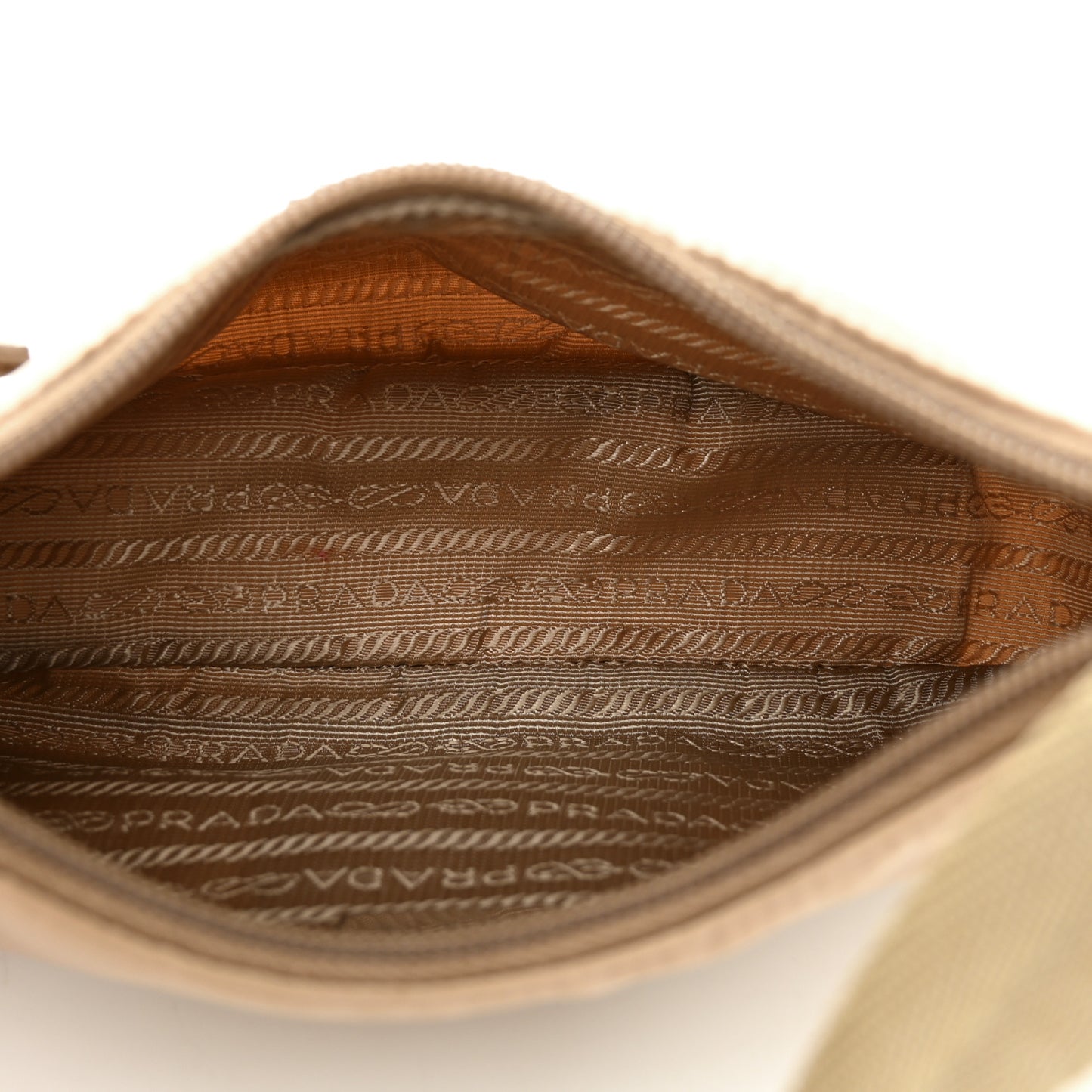 Re-Nylon Saffiano Mini Re-Edition 2000 Bag Deserto