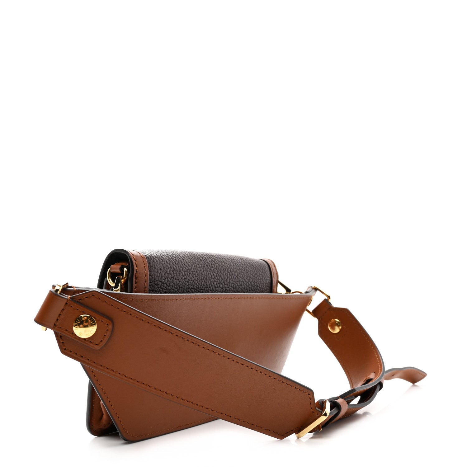 Louis Vuitton Taurillon Dauphine Bumbag Blackberry Snow 3 of 11