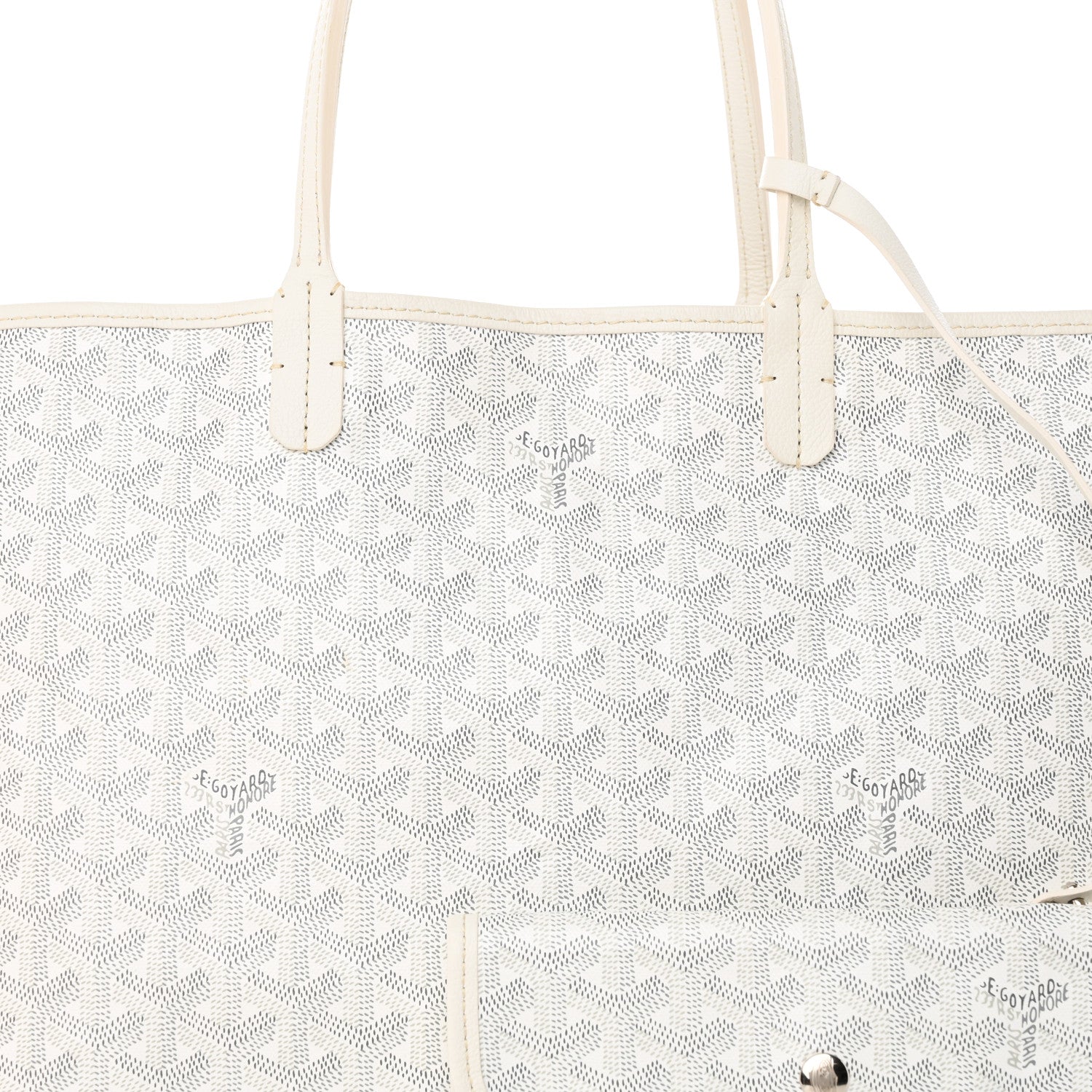 Goyard Goyardine Saint Louis PM White 7 of 9