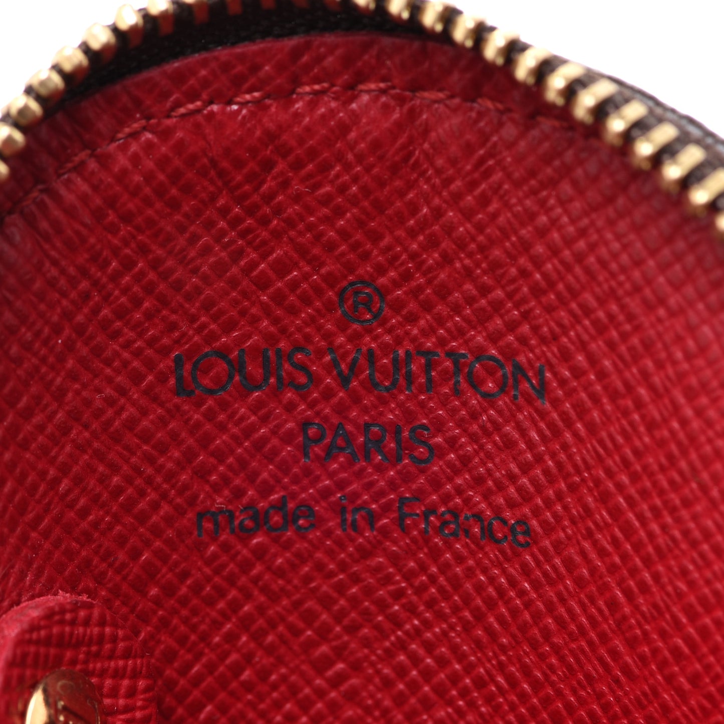 Monogram Cerises Round Coin Purse