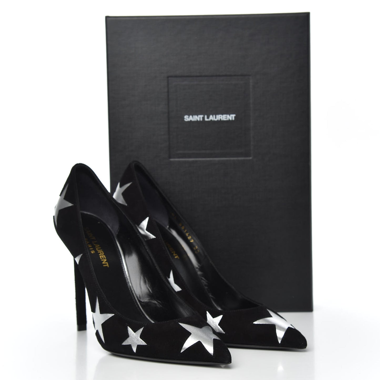 Kid Scamosciato Anja Star 105 Pumps 38 Black Silver