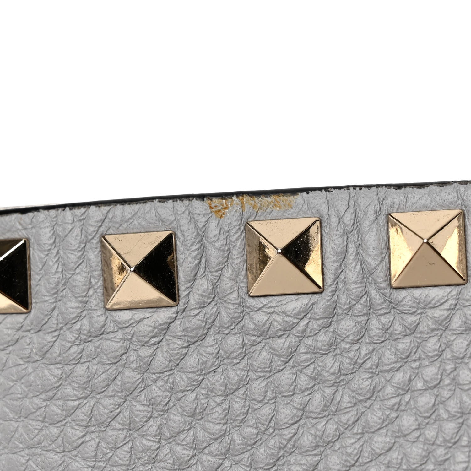 Valentino Garavani Grained Calfskin Rockstud Shoulder Tote Perla 11 of 11