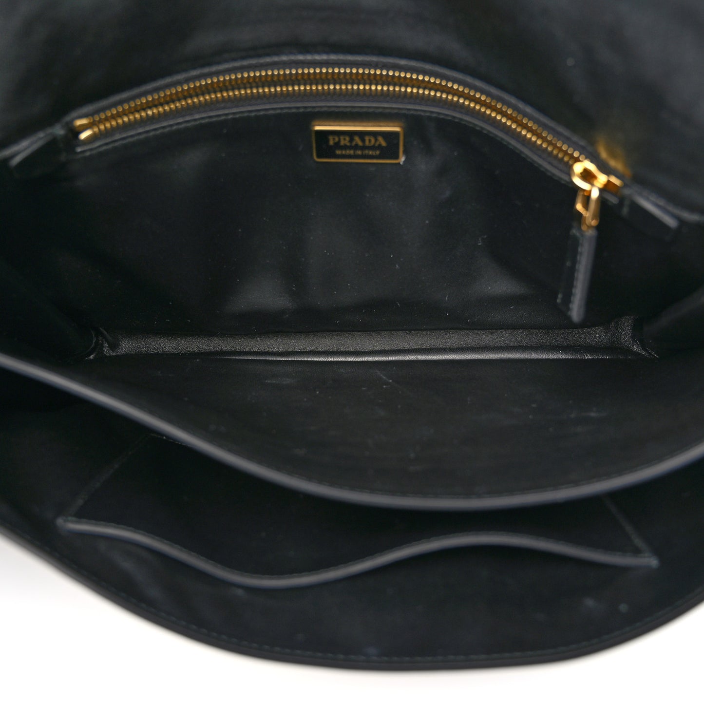 Calfskin Large Soft Sound Shoulder Bag Black