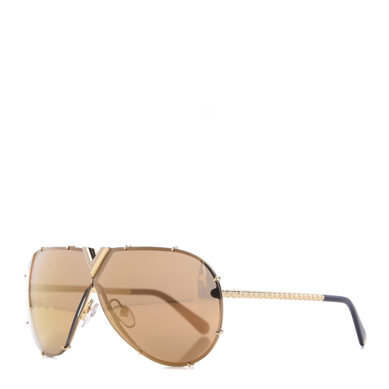 Louis Vuitton LV Drive Sunglasses Z0896W Gold 582691 – FASHIONPHILE