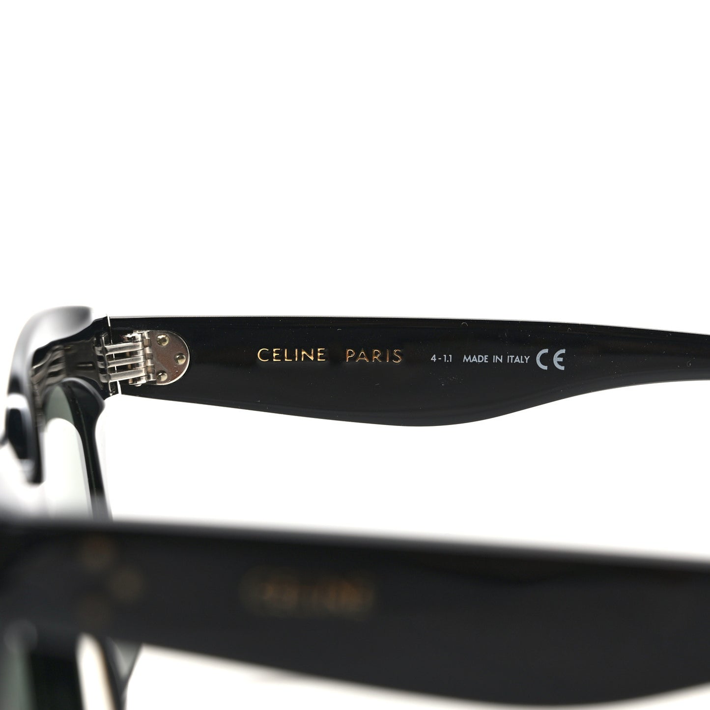 Oversized Round Sunglasses CL4005FN Black