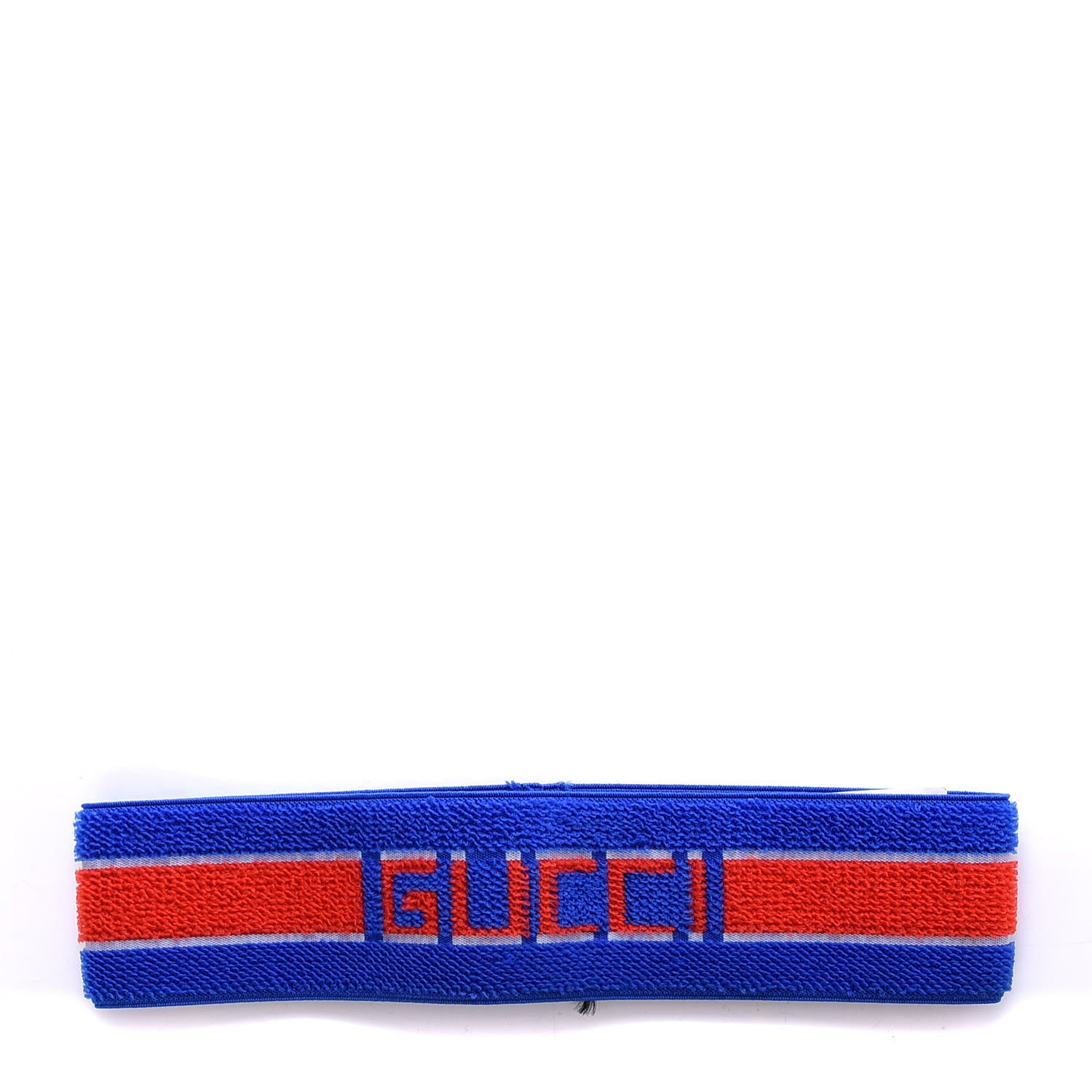 Gucci Cotton Logo Headband Blue Orange 706719 – FASHIONPHILE
