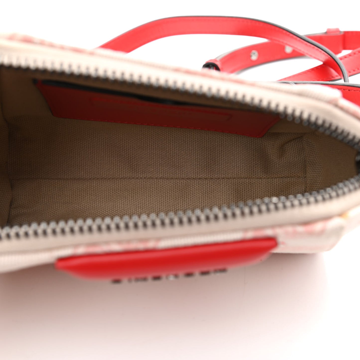 Canvas Printed Nano Antigona Rot