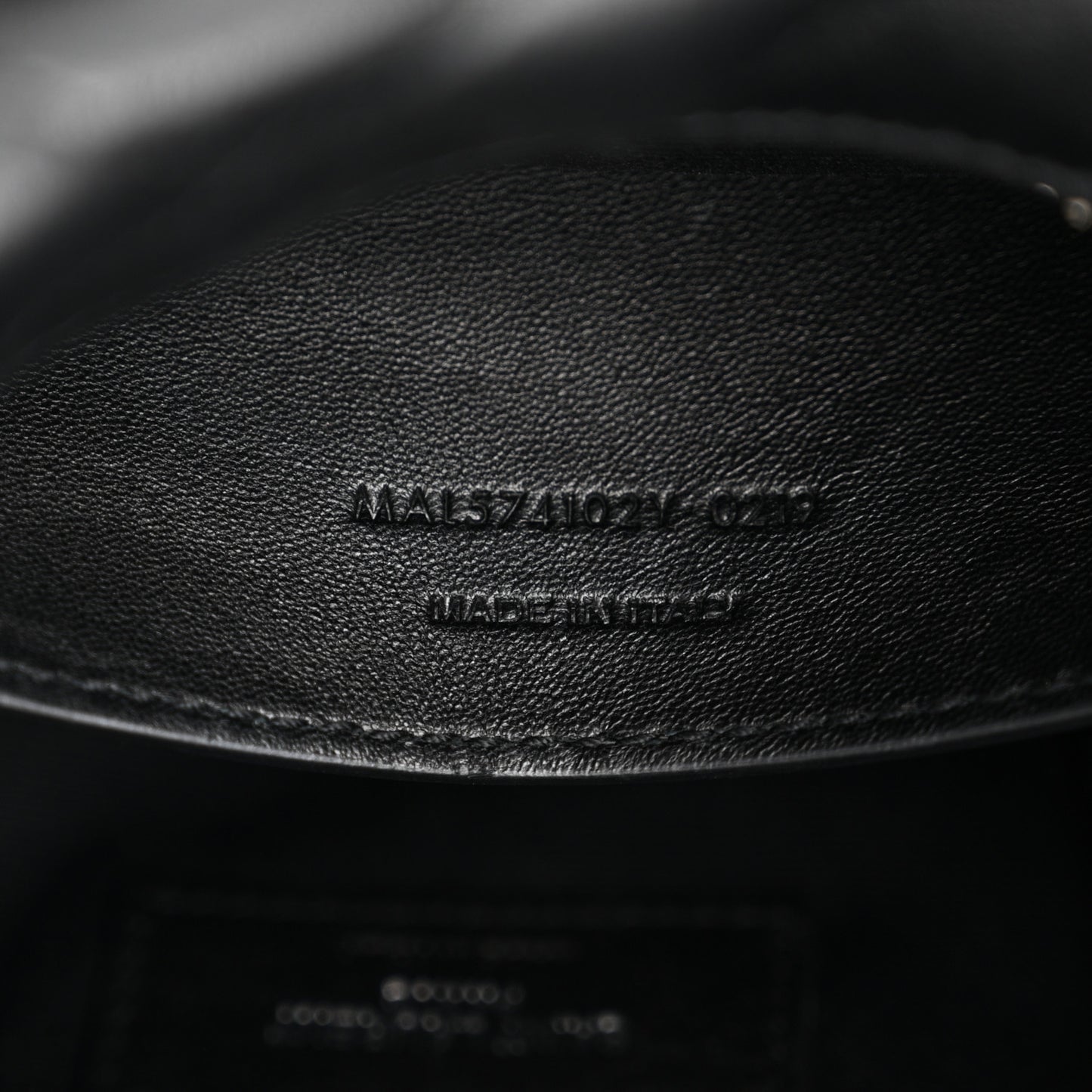 Calfskin Y Quilted Monogram Small Loulou Bowling Bag Black