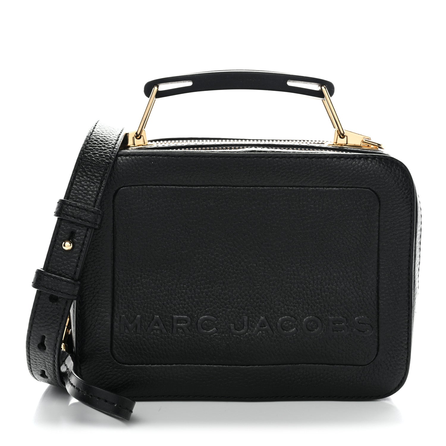 Marc Jacobs Calfskin The Box 20 Crossbody Black 1815733 – FASHIONPHILE