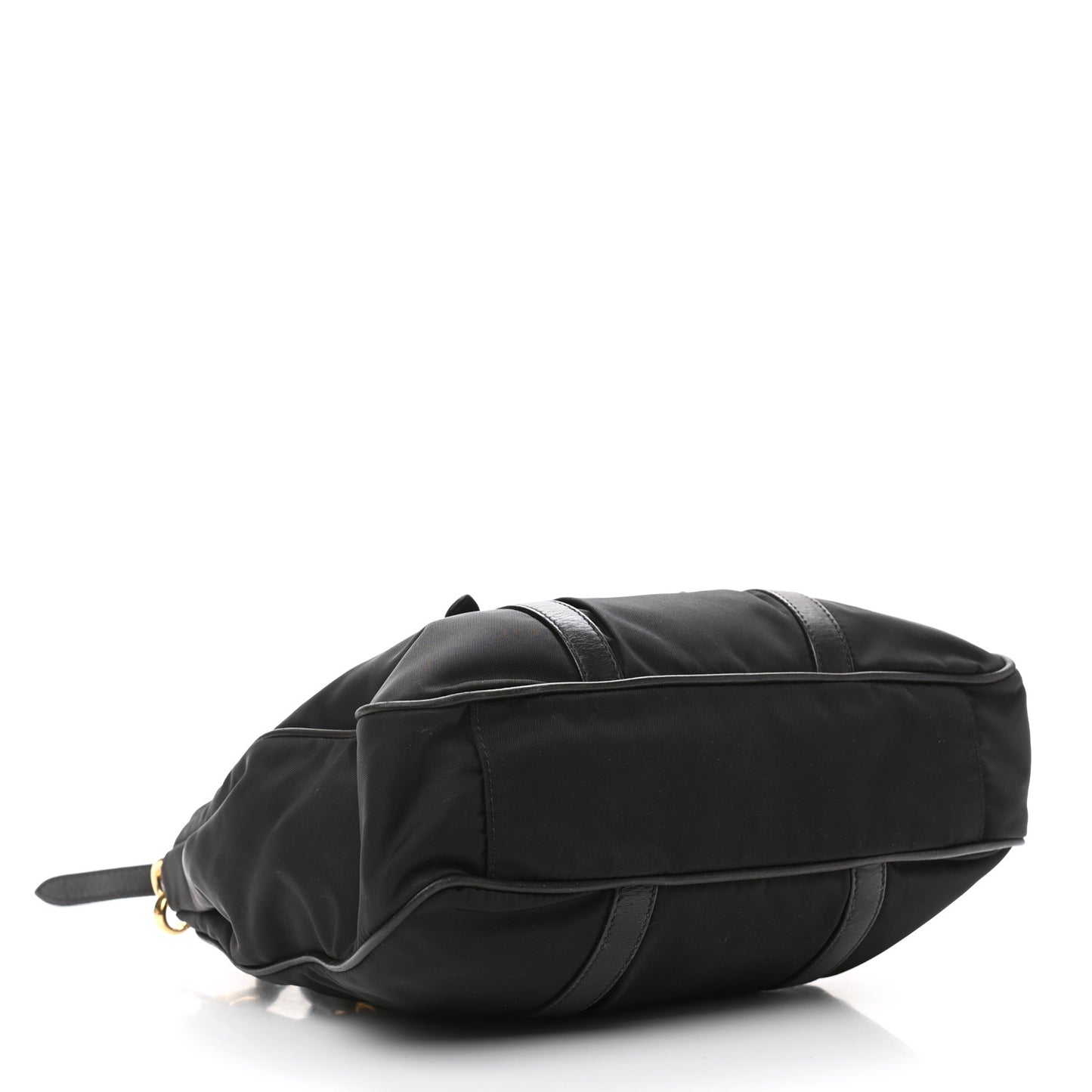 Tessuto Nylon Soft Calfskin Tote Black