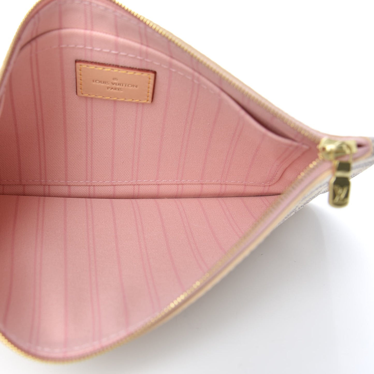 Damier Azur Neverfull MM GM Pochette Rose Ballerine