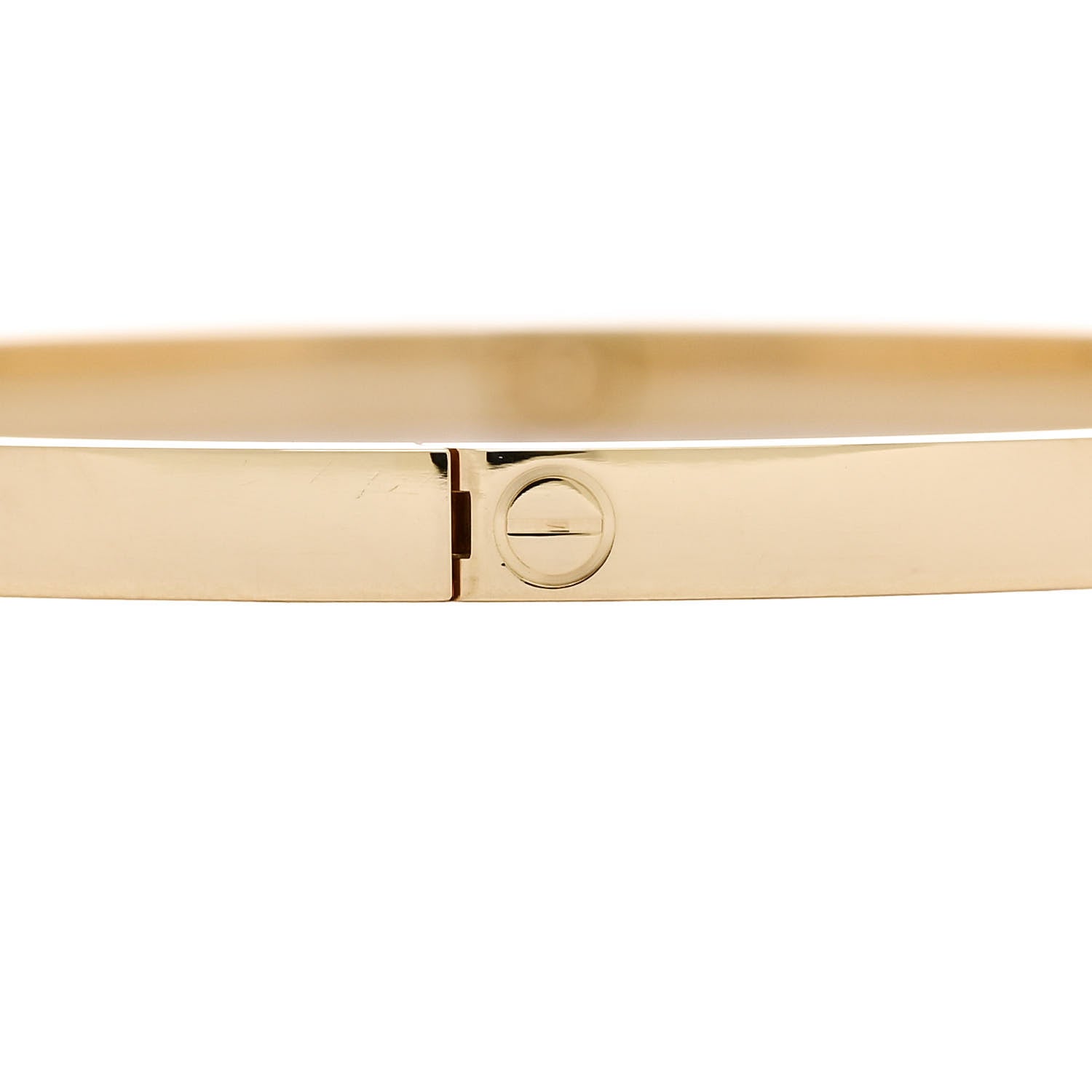 Cartier 18K Yellow Gold Small LOVE Bracelet 19 5 of 8