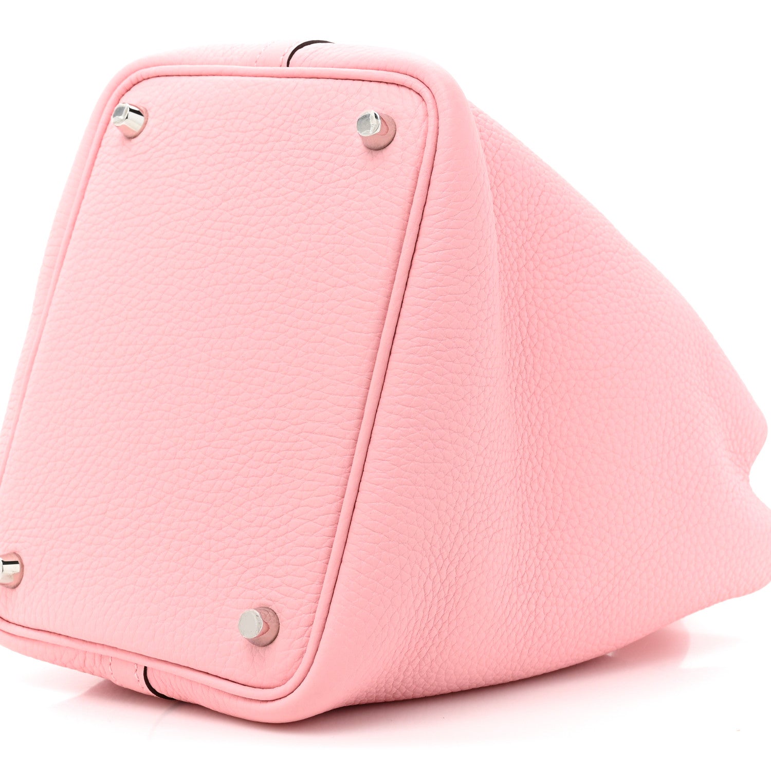 Hermes Taurillon Clemence Picotin Lock 18 PM Rose Sakura 9 of 10