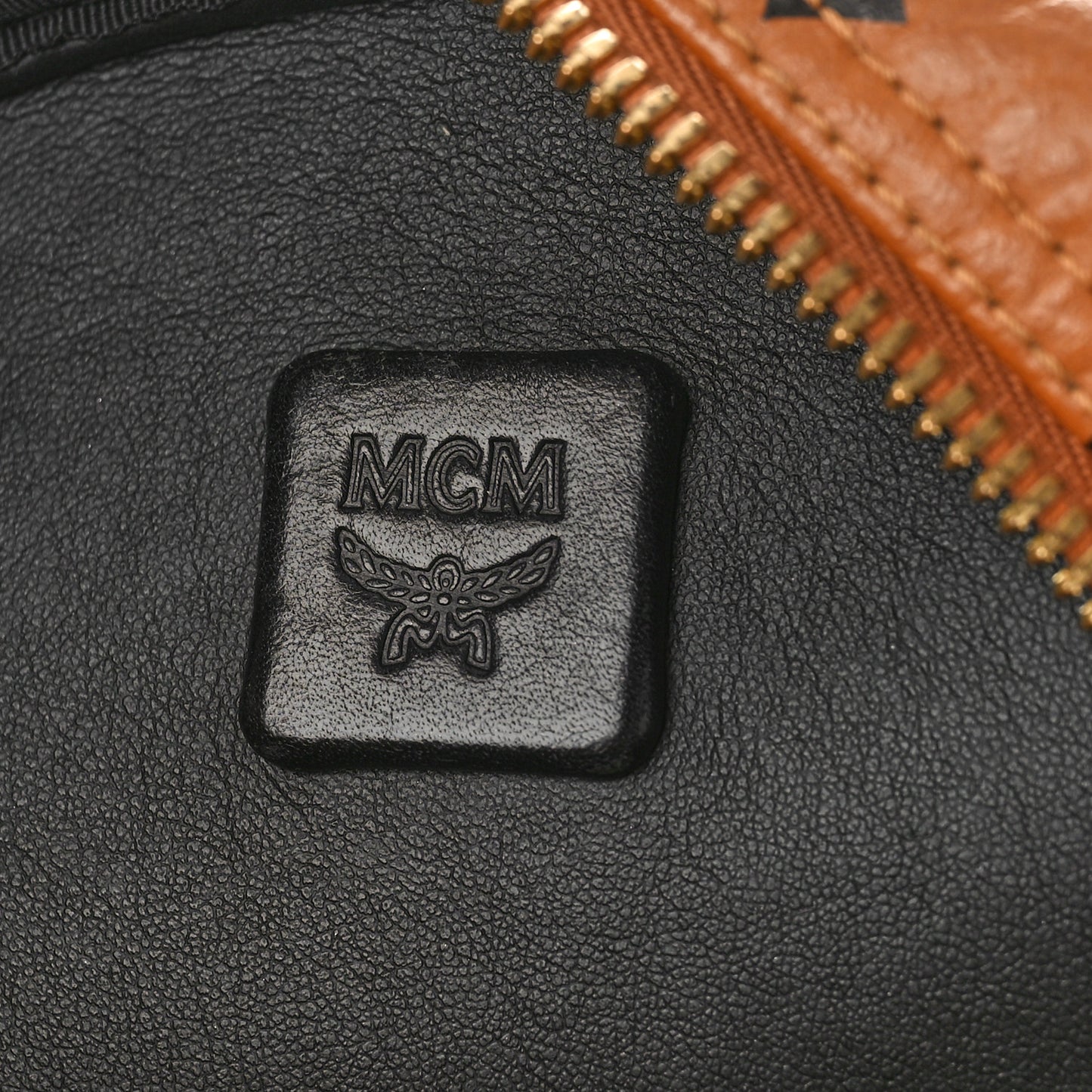 Visetos Small Side Stud Stark Backpack Cognac