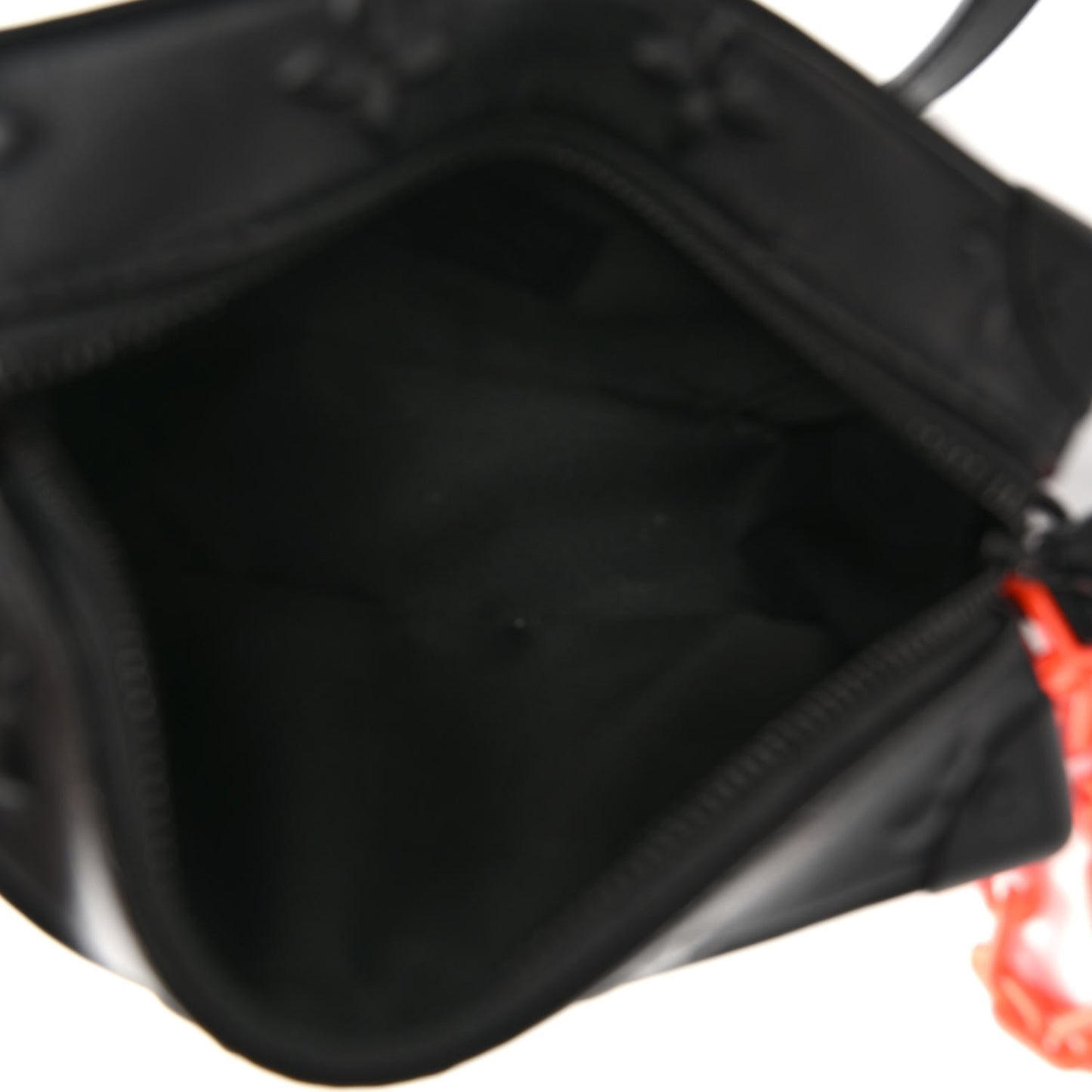 Calfskin Debossed Monogram Solar Ray Mini Soft Trunk Black