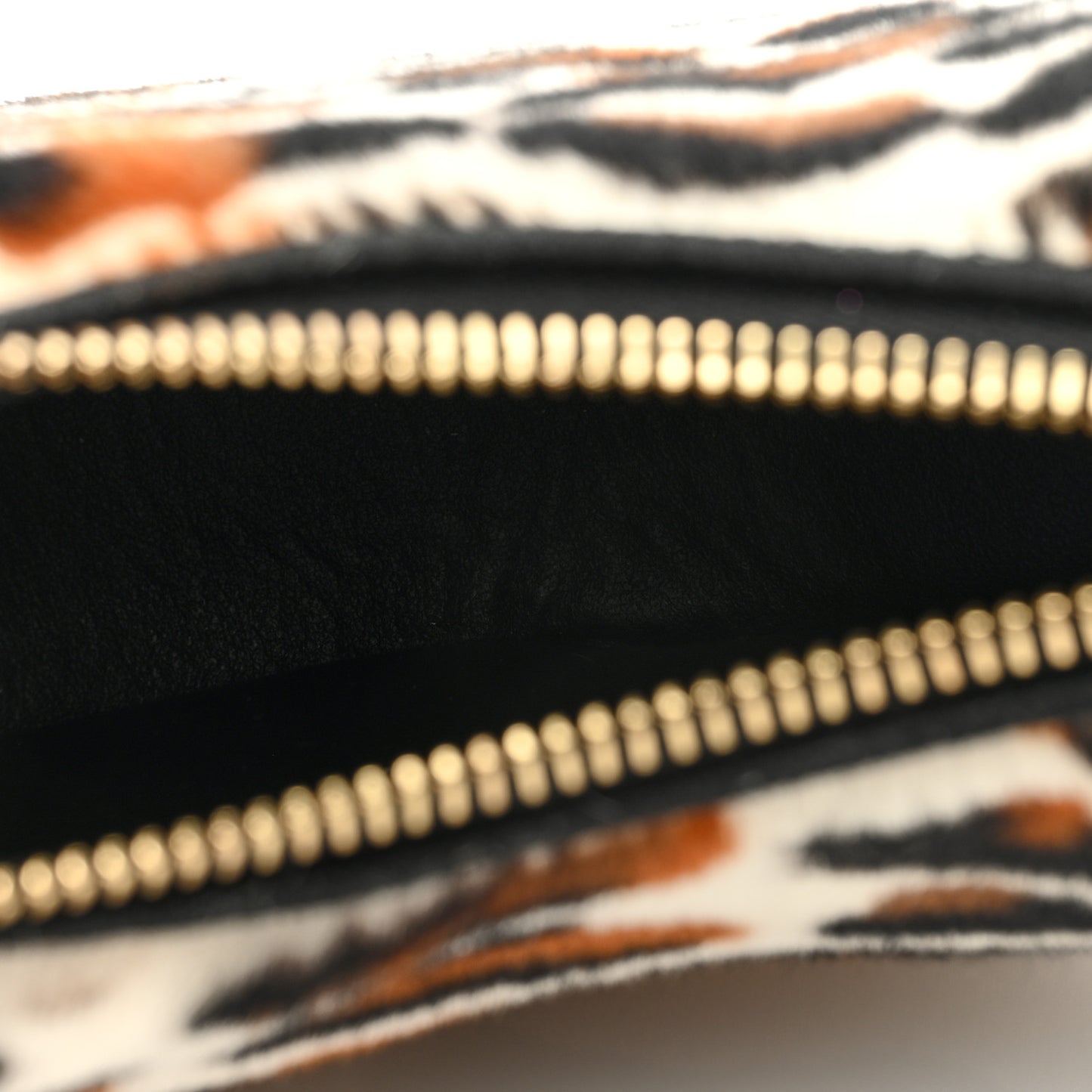 Sheepskin Vitello Grace Pony Hair Ocelot Nano Fendigraphy Hobo Charm Multicolor Black