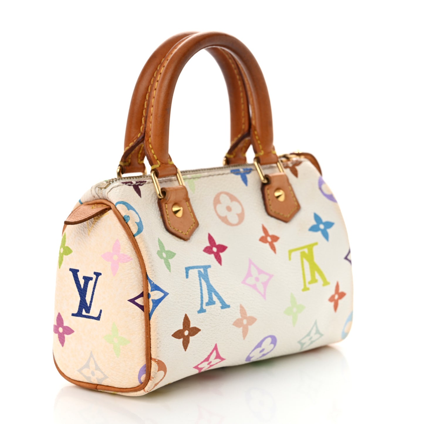 Monogram Multicolor Mini Sac HL Speedy White