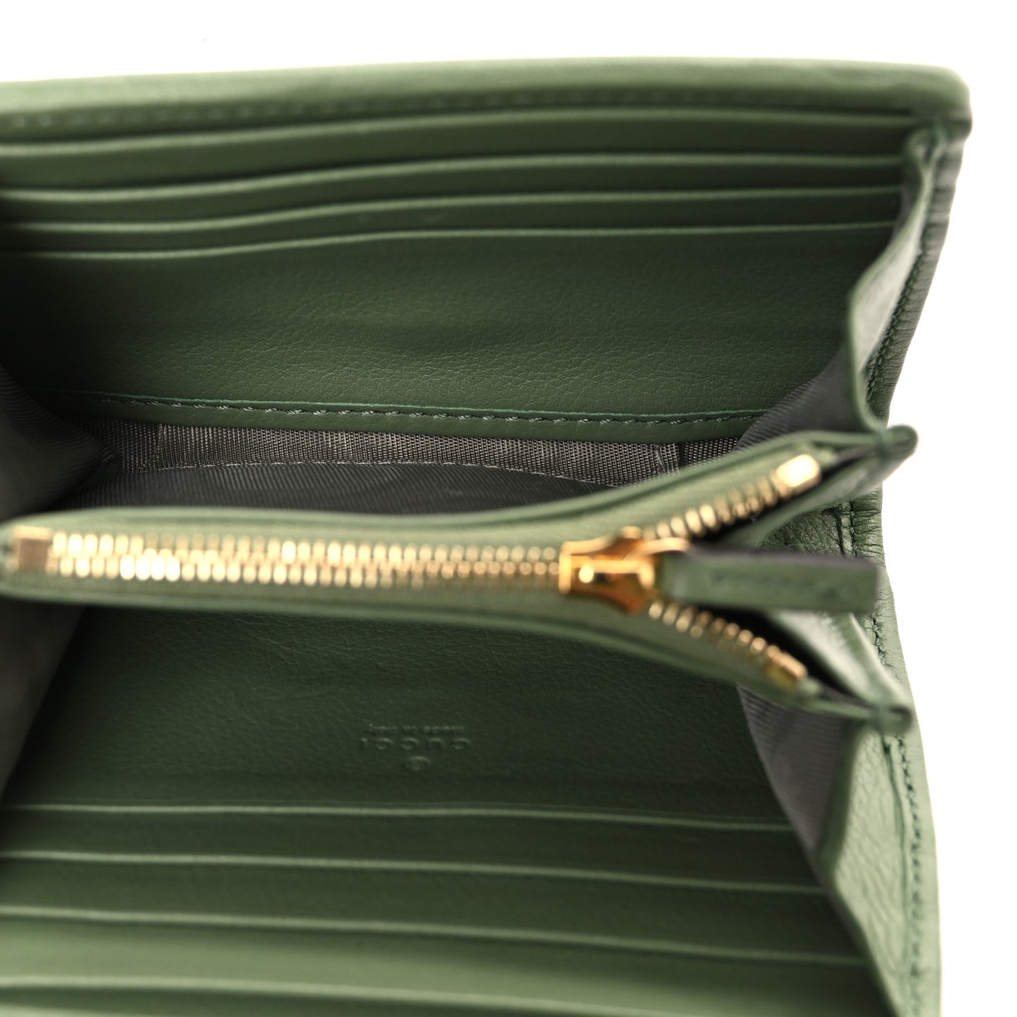 Roxy Calfskin Medium Blondie Chain Wallet Salamander Green