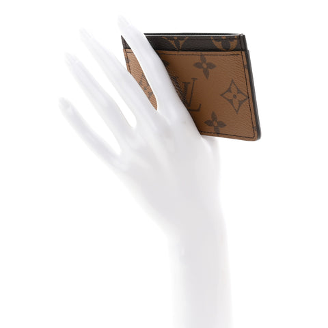 Reverse Monogram Card Holder