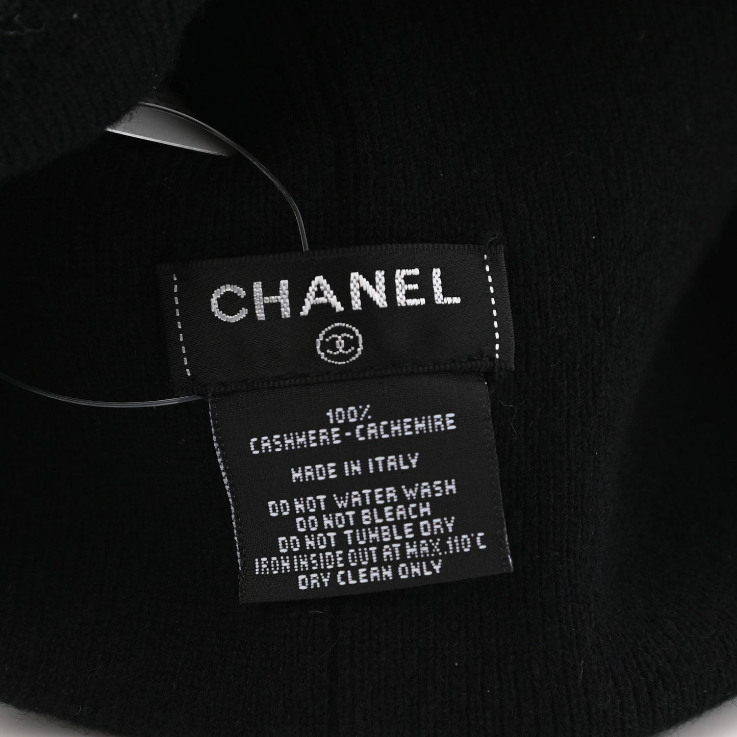Cashmere CC Beanie Hat Black