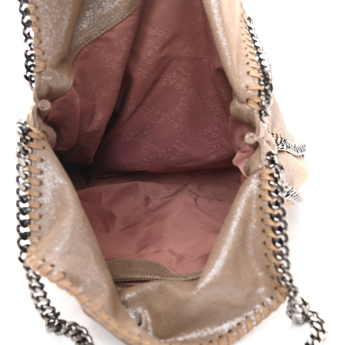 Shaggy Deer Small Falabella Tote Taupe