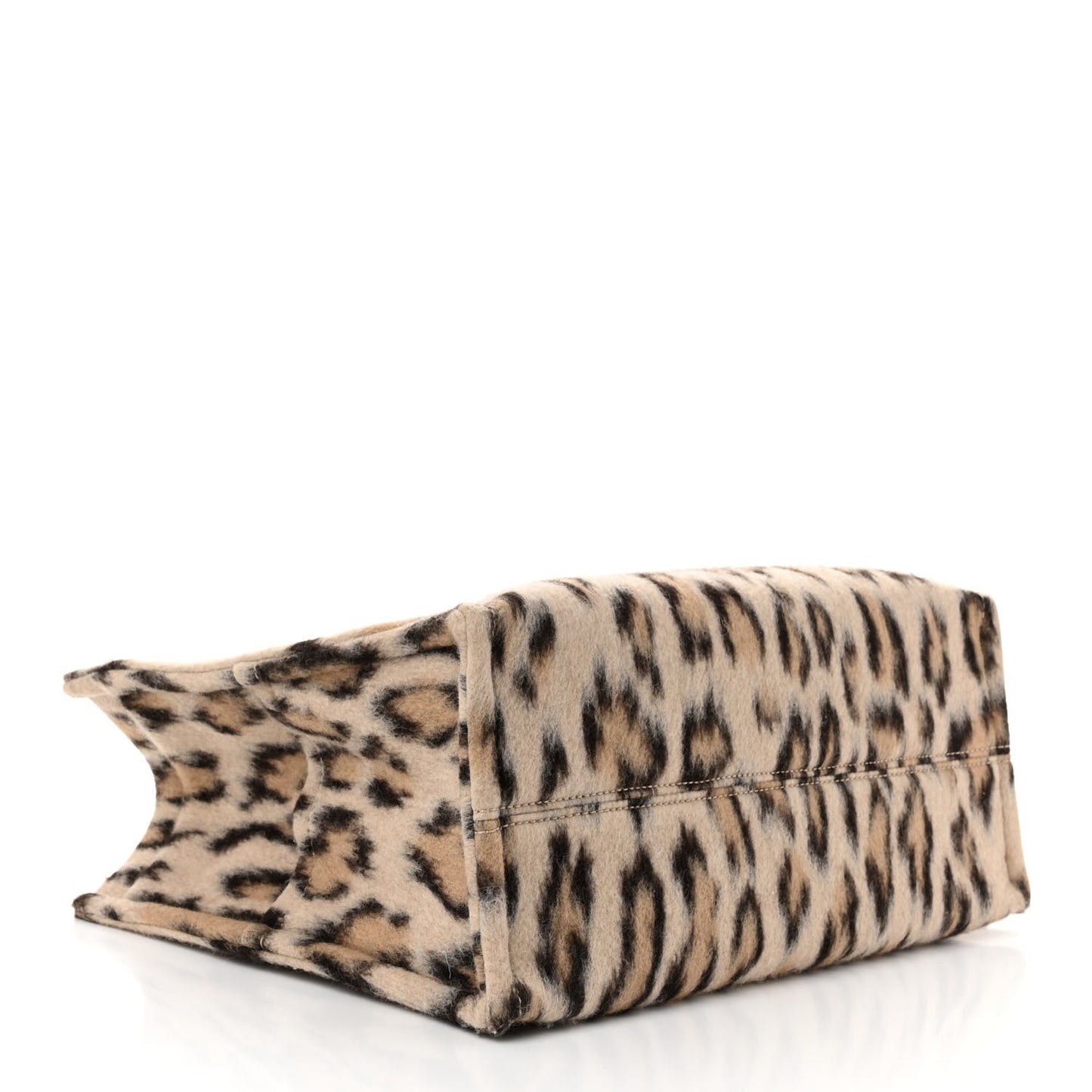 Textile Canvas Triomphe Large Cabas Thais Leopard