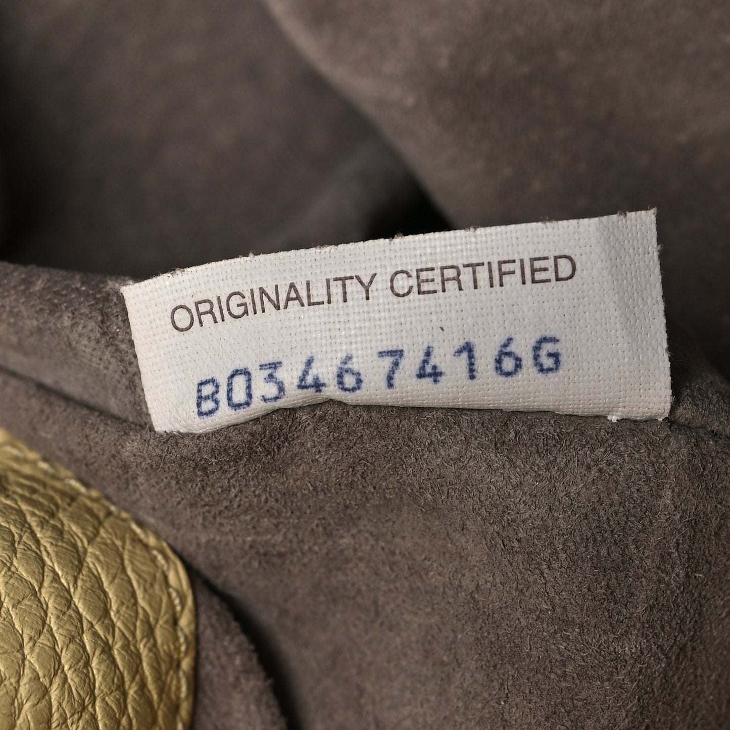 Cervo Deerskin Large Hobo Banane