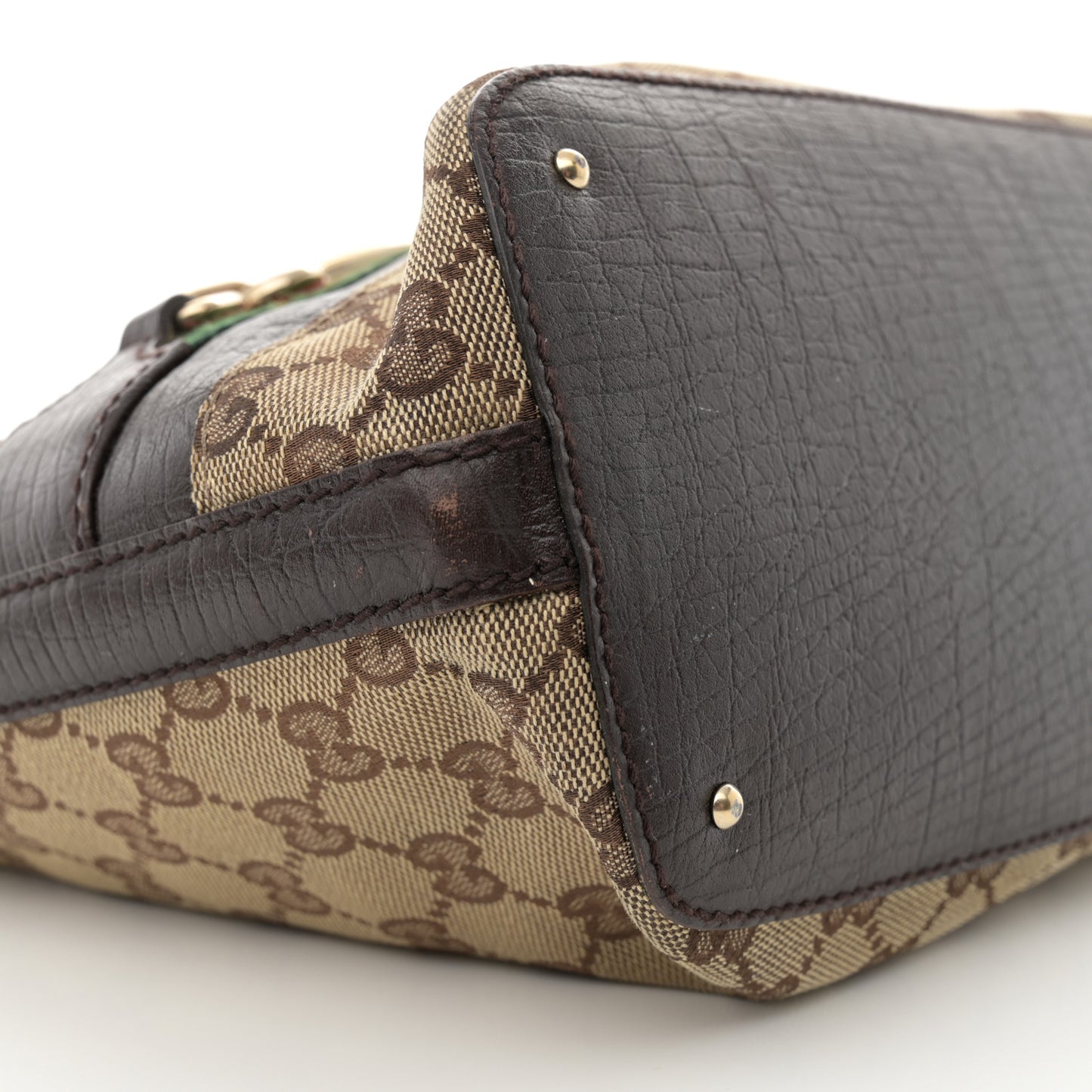 Monogram Medium Hasler Tote Dark Brown