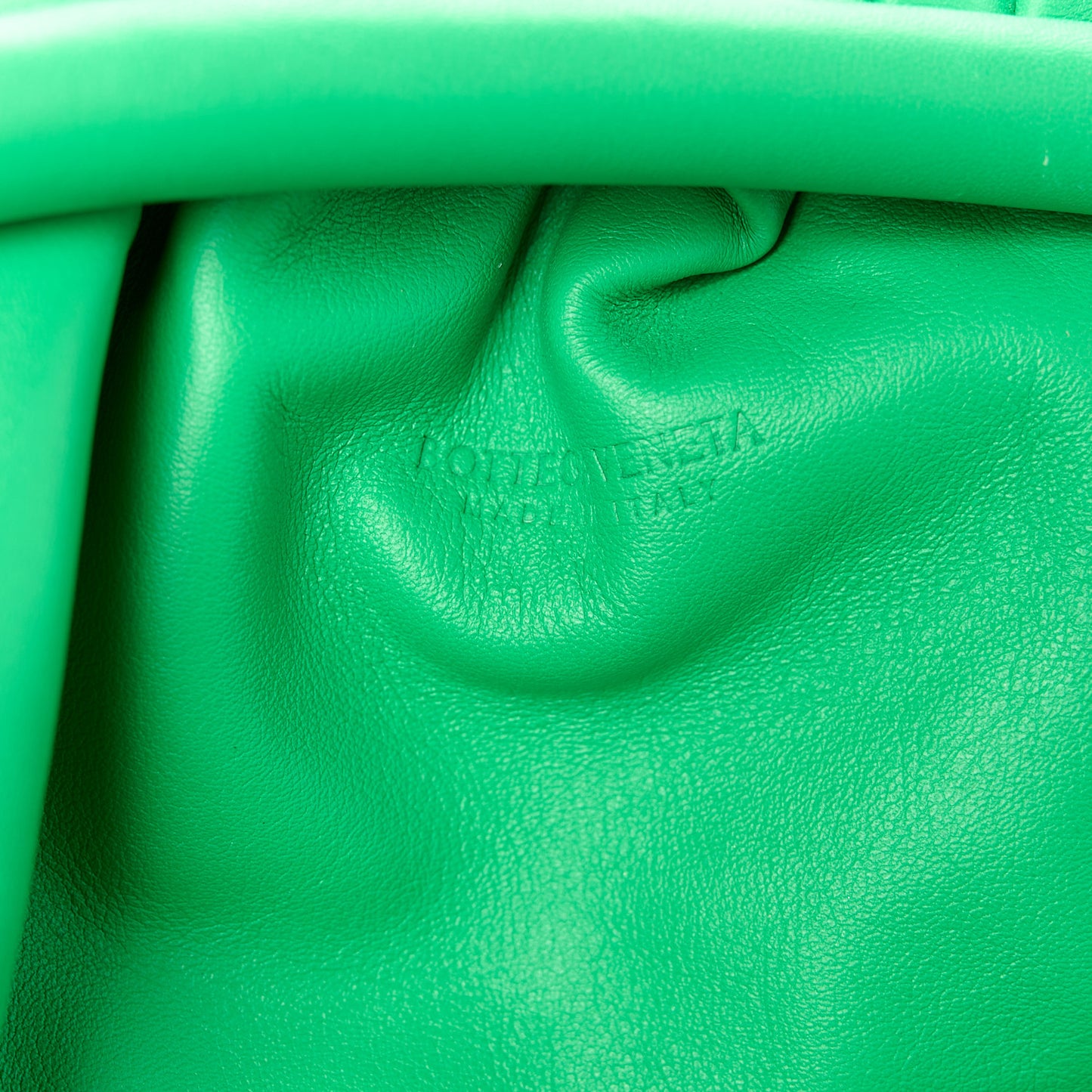 Butter Calfskin The Mini Pouch Parakeet