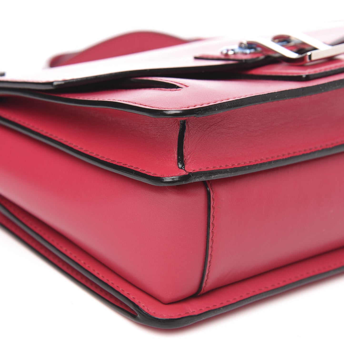 Smooth Calfskin Hava Crossbody Magenta