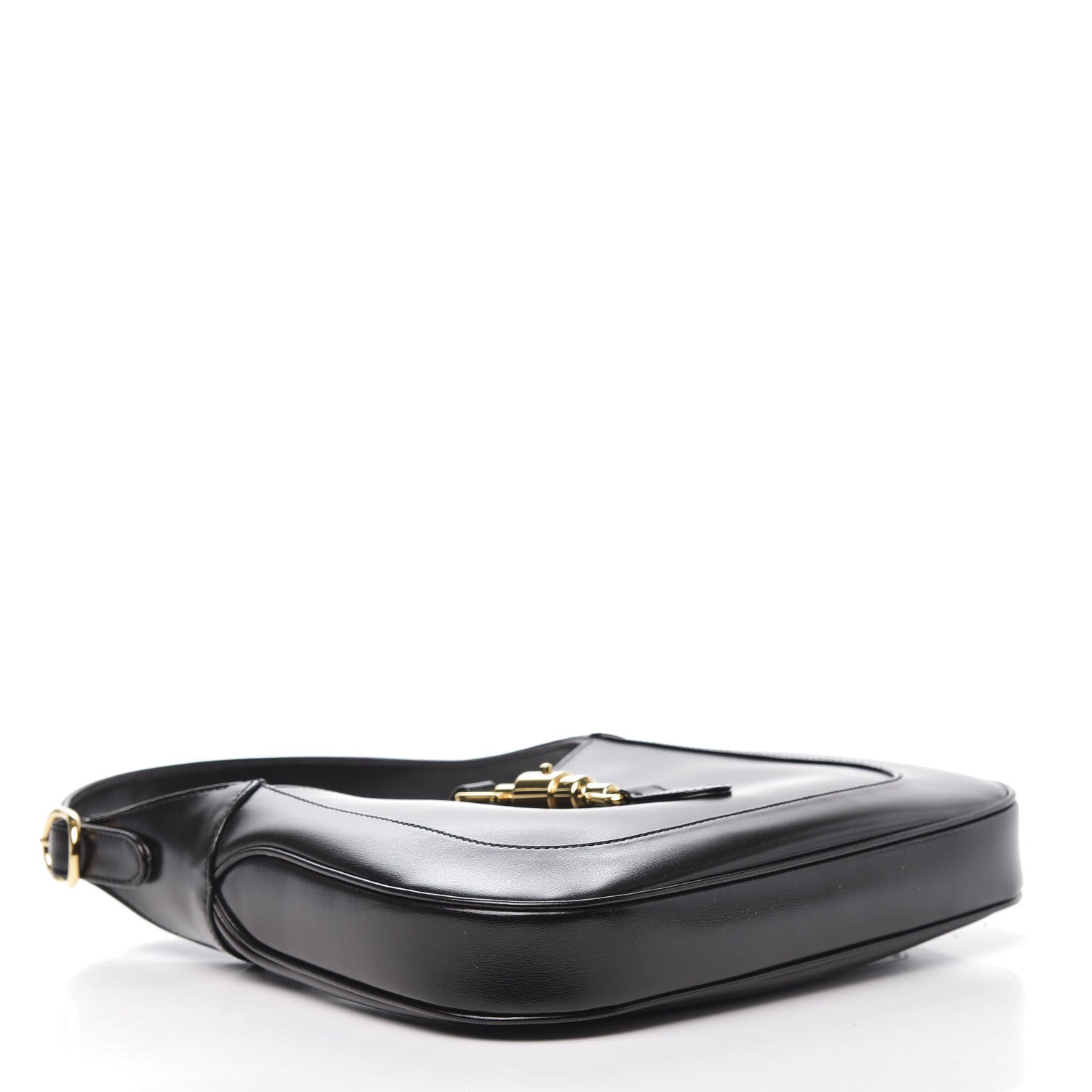 Gucci Boarded Dyana Lux Calfskin Small Jackie 1961 Hobo Black 4 of 11