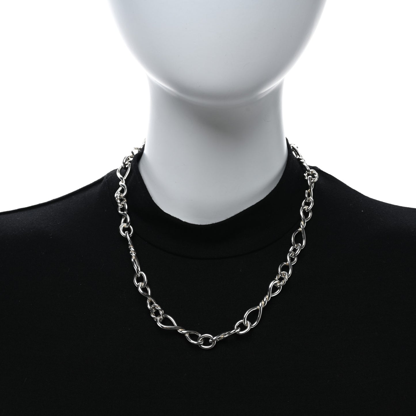 Sterling Silver Continuance Chain Necklace