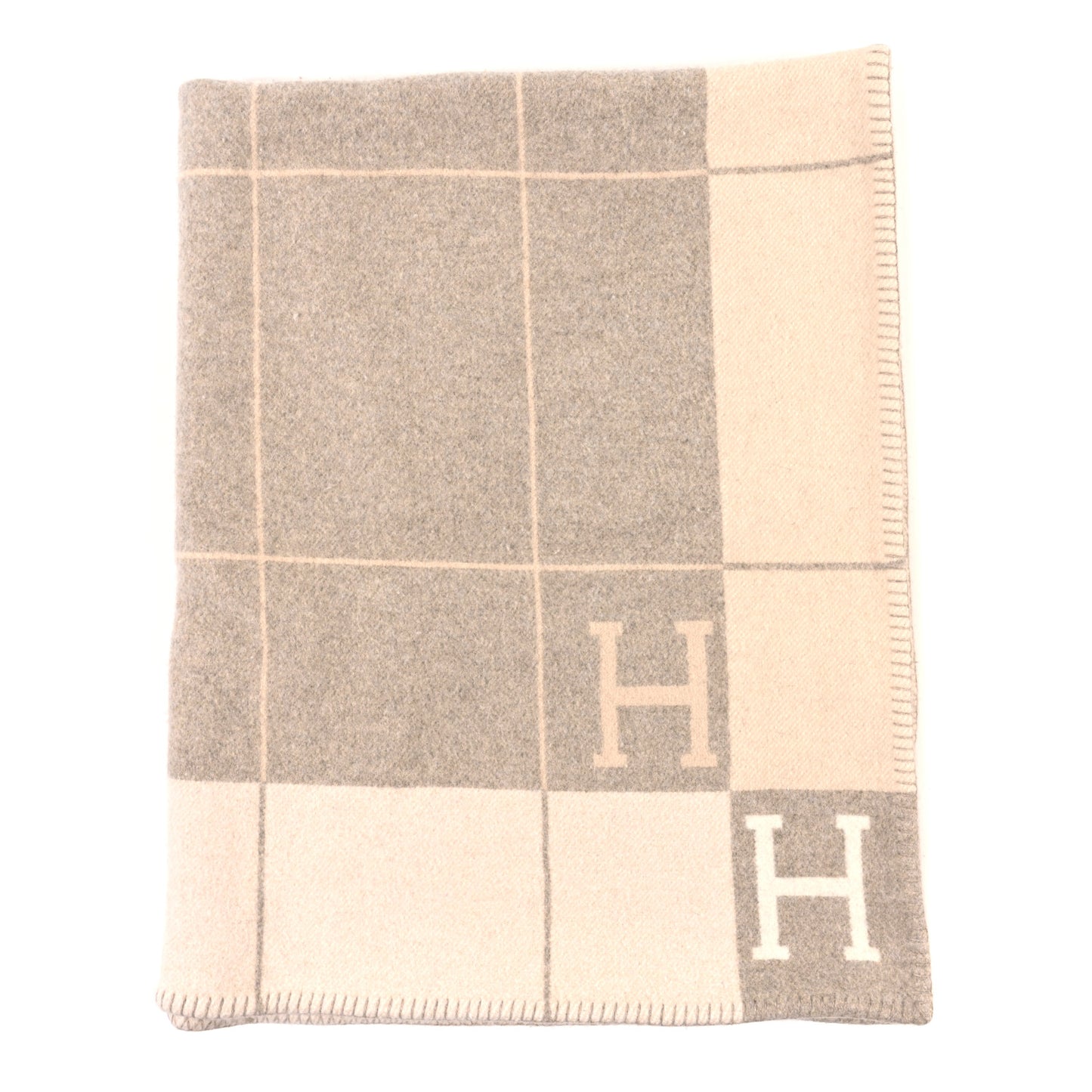 Wool Cashmere Avalon III Blanket Coco Camomille