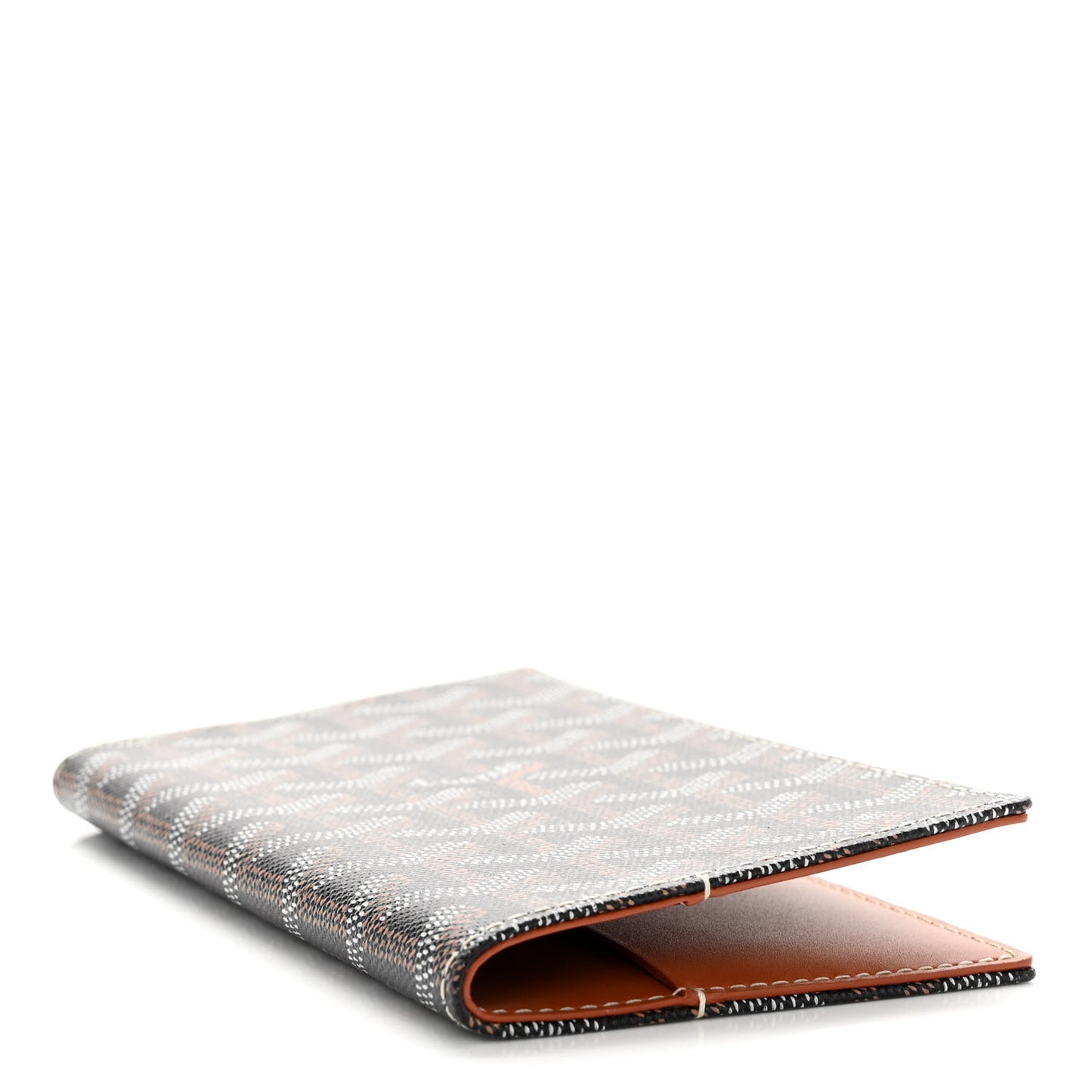 Goyardine Grenelle Passport Wallet Black Gold