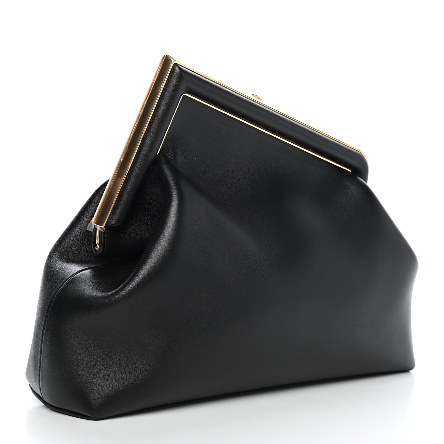Fendi Shiny Nappa Medium Fendi First Black 3 of 9