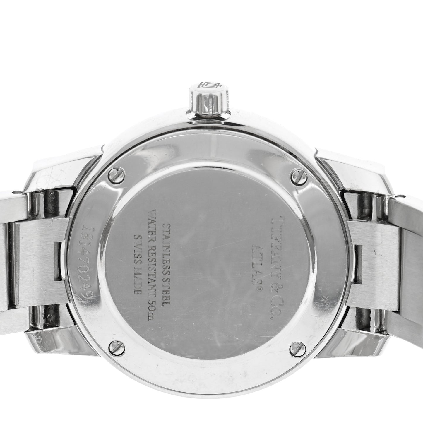 Stainless Steel 29mm Atlas 2-Hand Quartz Watch Pink