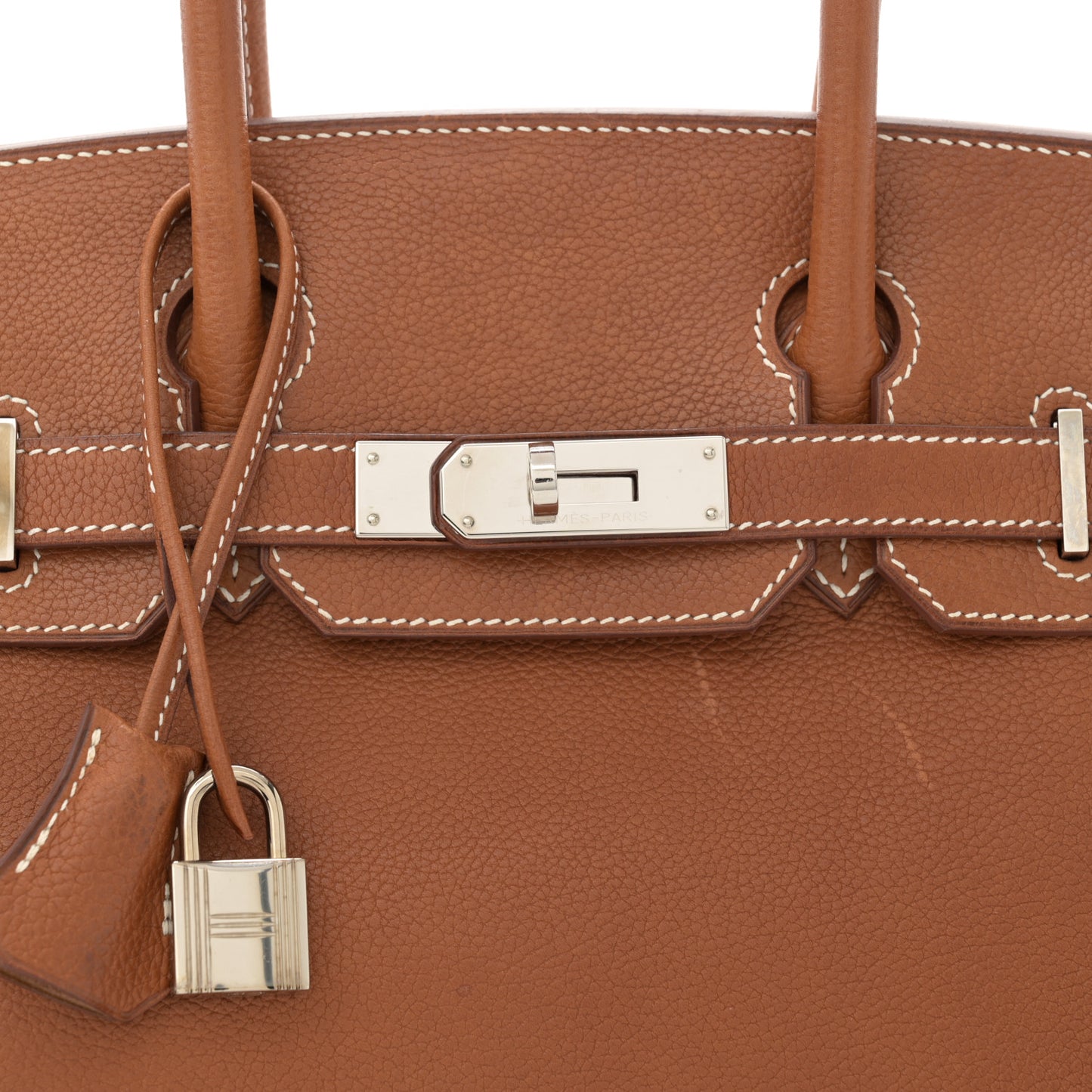 Natural Barenia Faubourg Birkin 30 Fauve