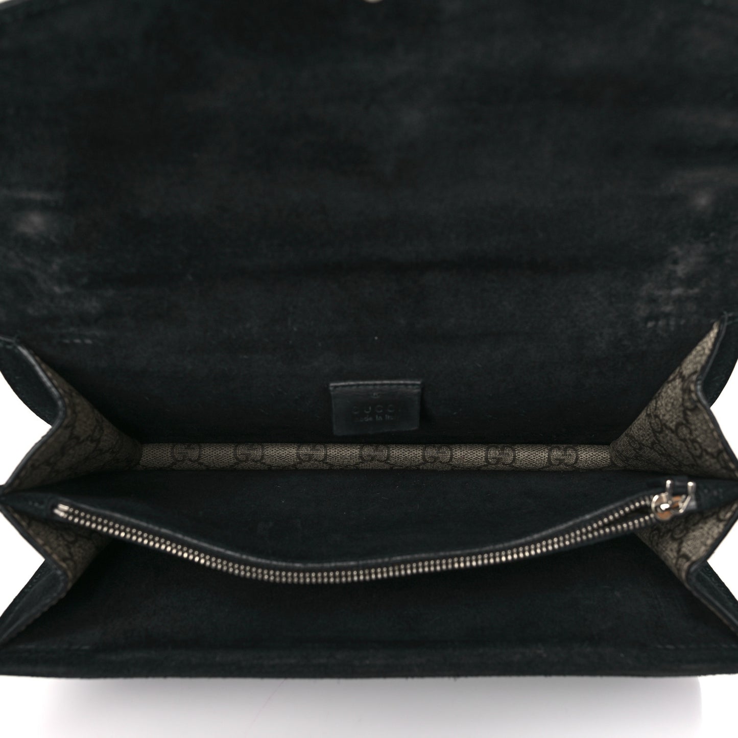 GG Supreme Monogram Crystal Small Dionysus Shoulder Bag Black