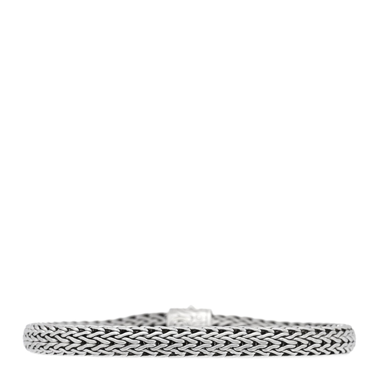 Sterling Silver Diamond 6.5mm Classic Chain Bracelet
