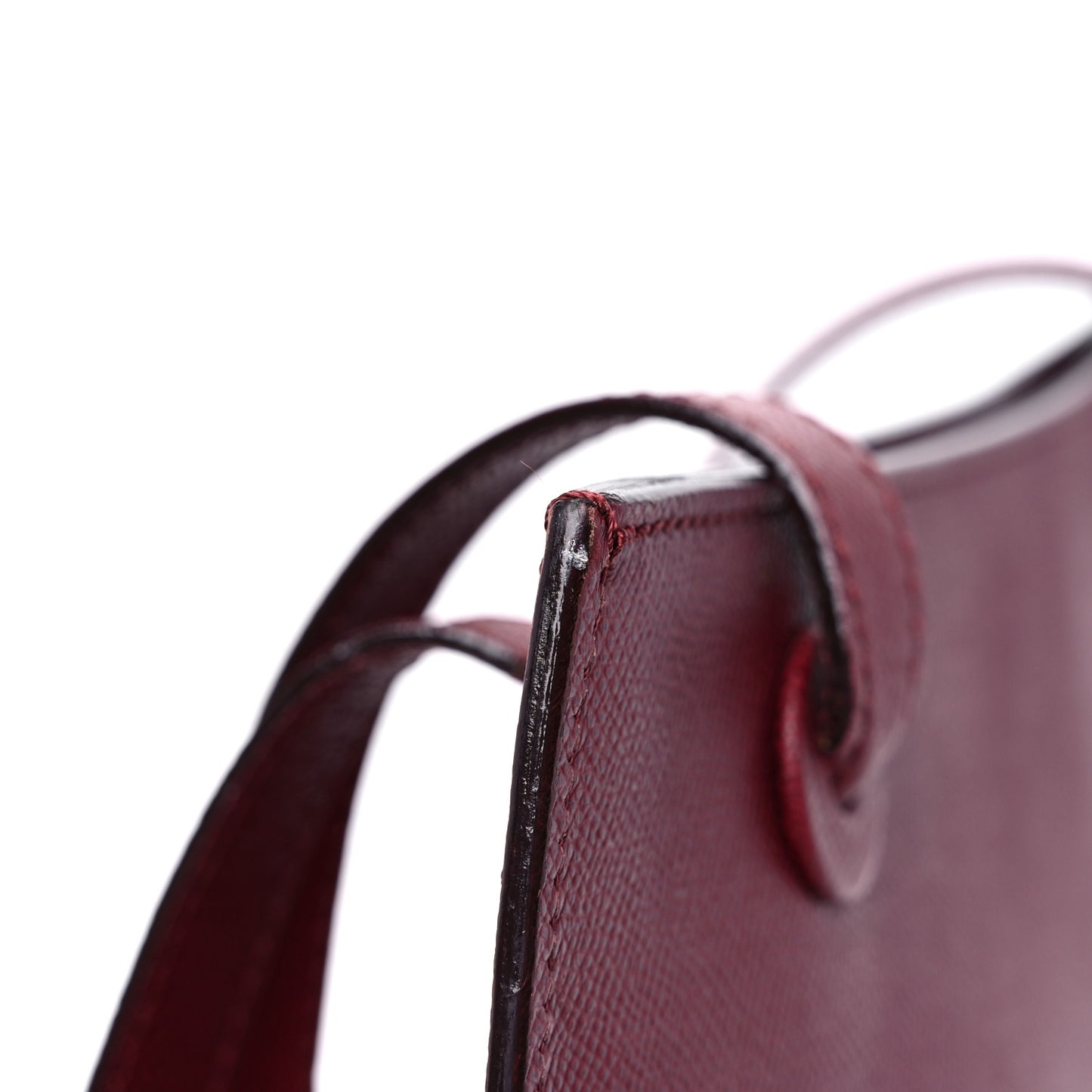 Caviar Shoulder Bag Burgundy