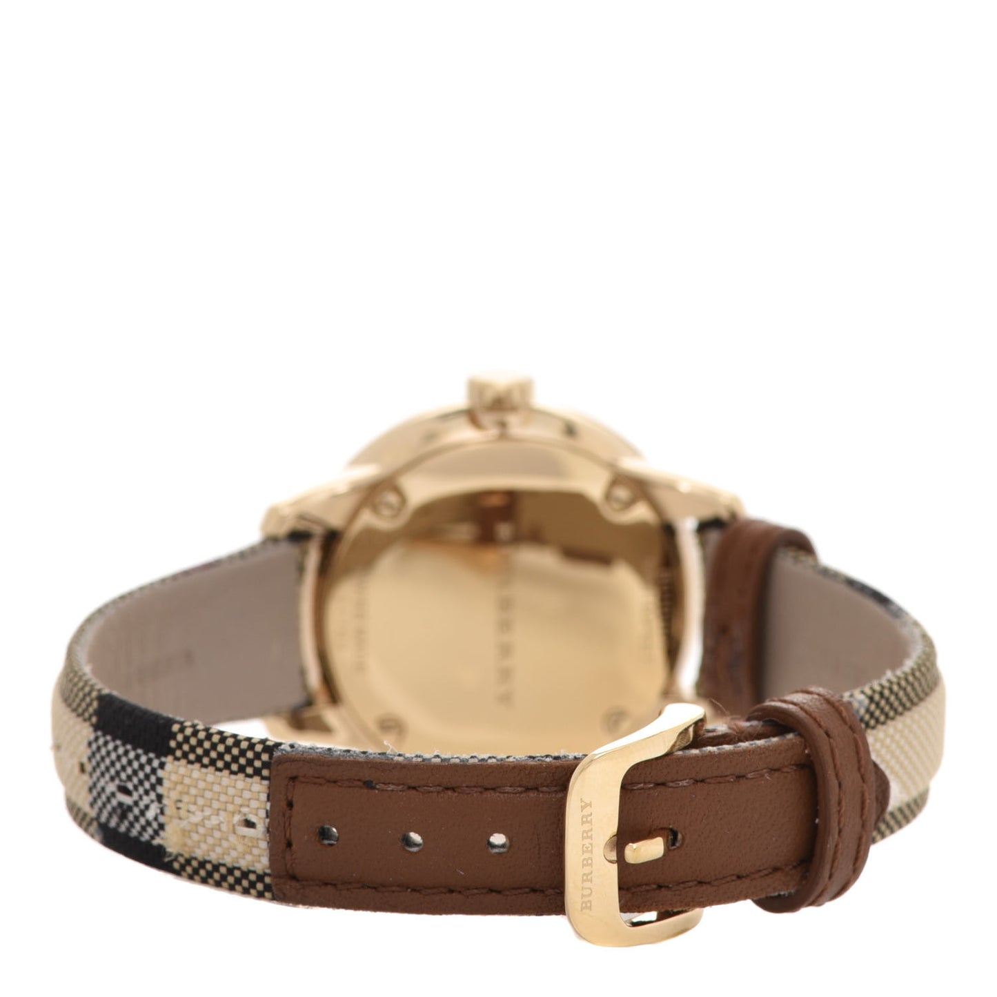 Stainless Steel Calfskin 32mm Quartz Watch Beige BU10104