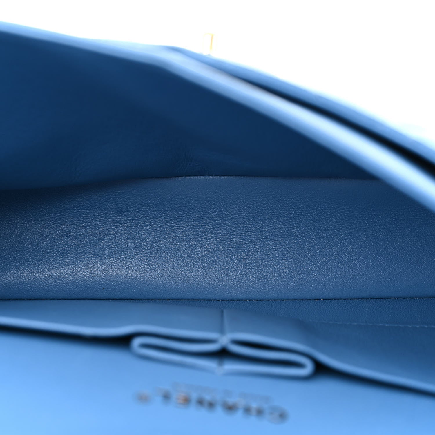 Chanel Caviar Quilted Medium Double Flap Blue 5 of 12