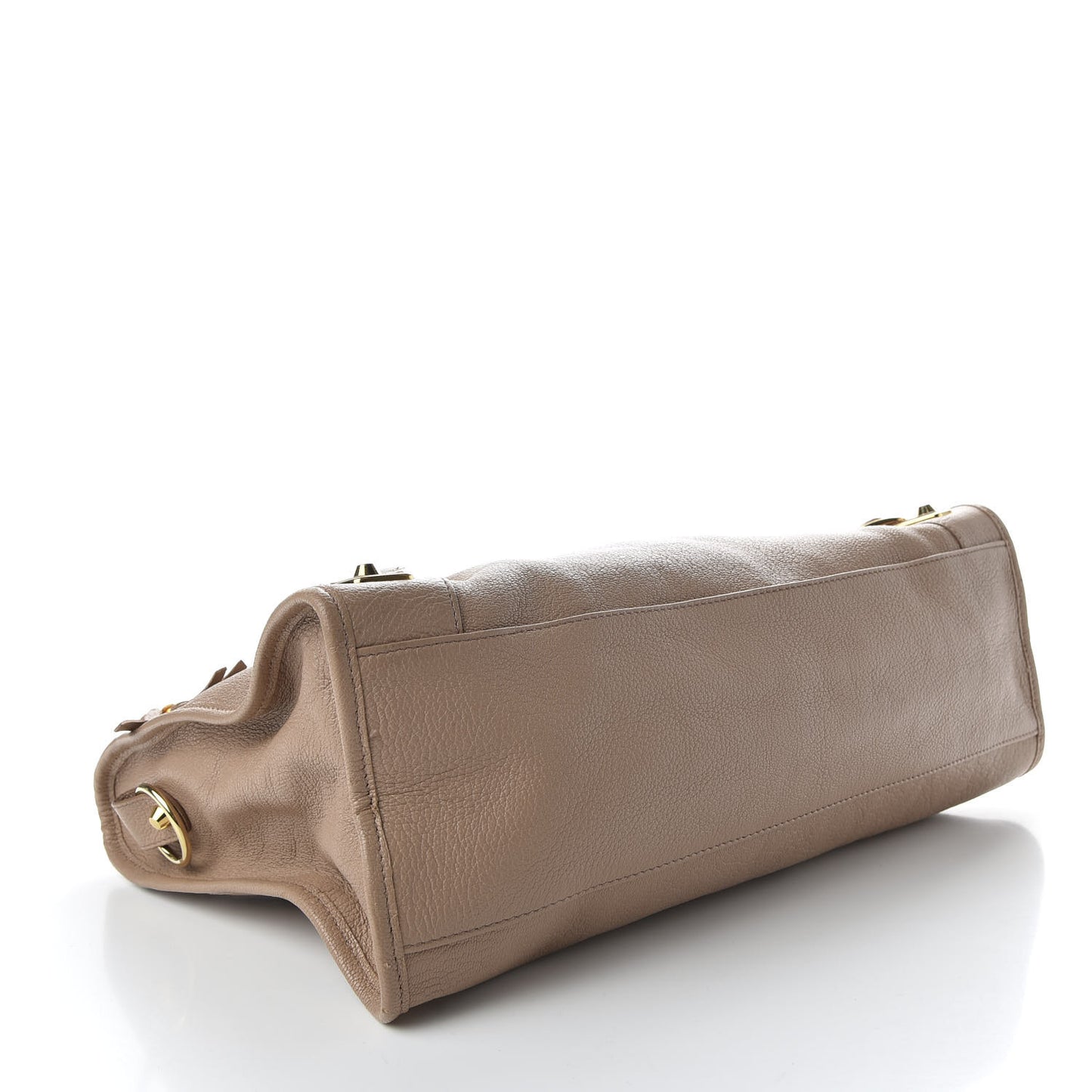 Chevre Gold Metallic Edge Hardware City Rose Des Sables