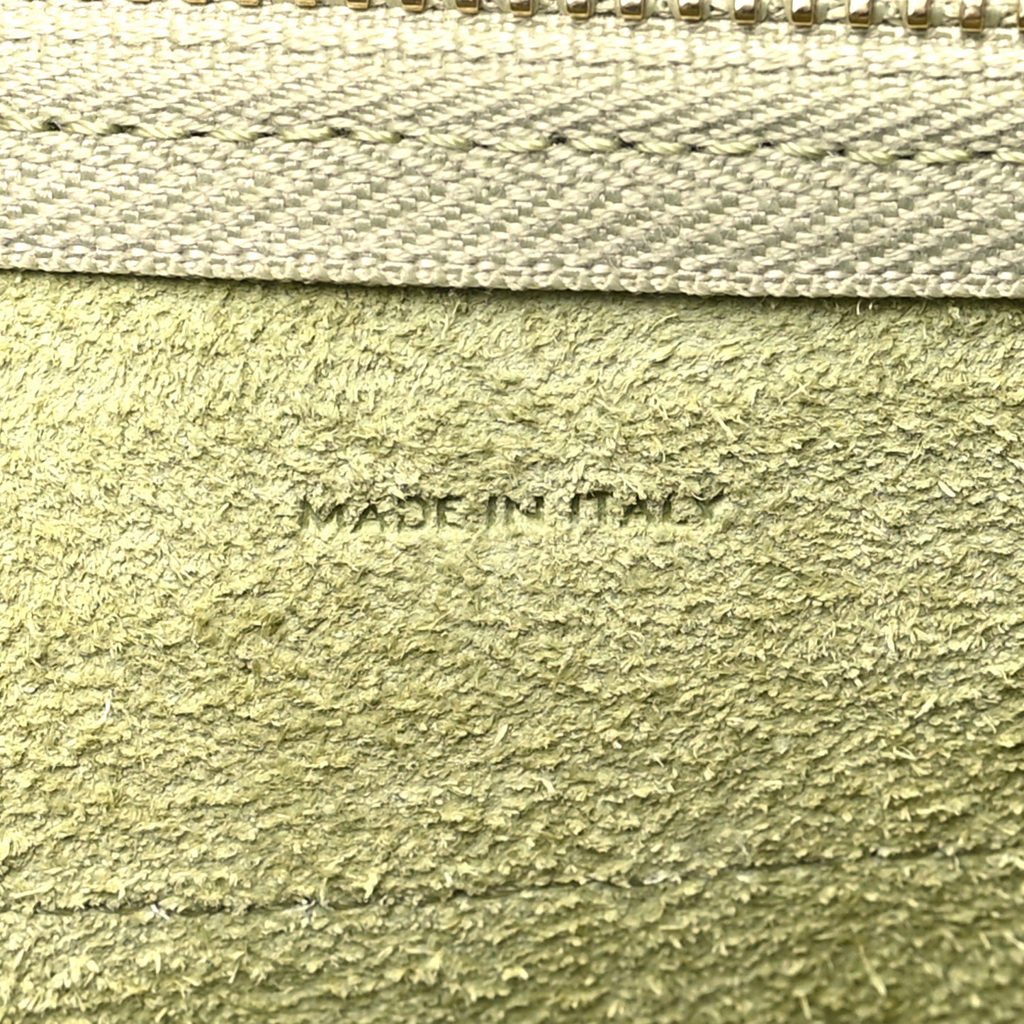 Grained Calfskin Nano Belt Bag Vert D'eau
