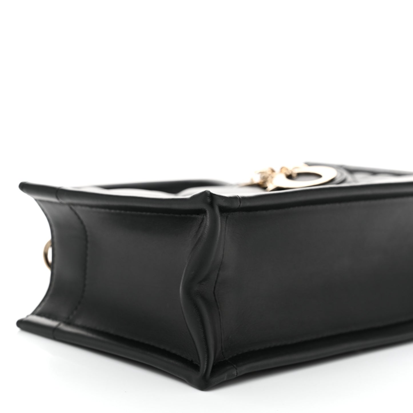 Calfksin Macrocannage Mini Book Tote Black